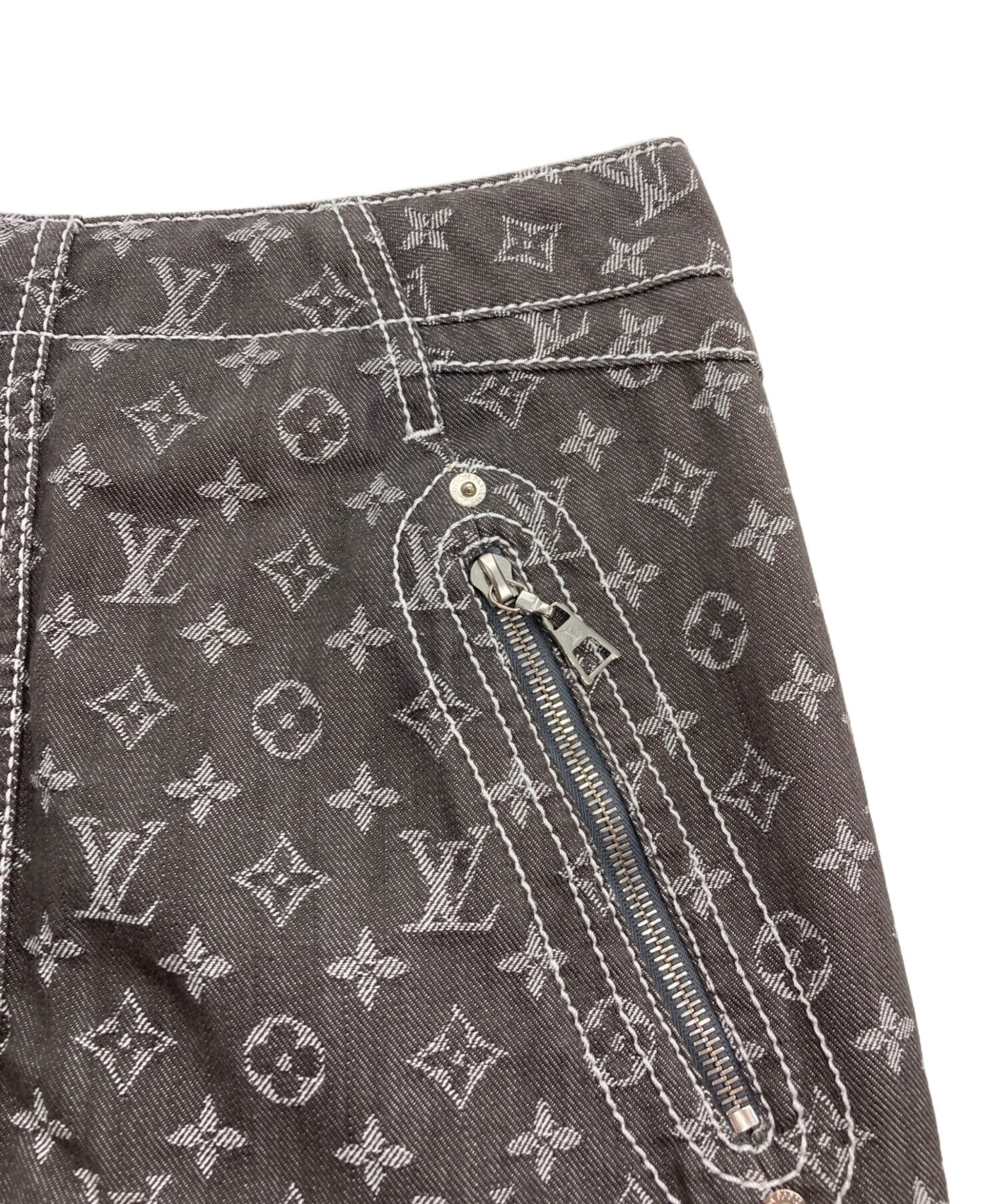 中古・古着通販】LOUIS VUITTON (ルイ ヴィトン) モノグラム デニム