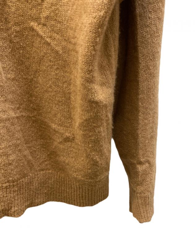 中古・古着通販】AURALEE (オーラリー) BABY CAMEL KNIT P/O ブラウン