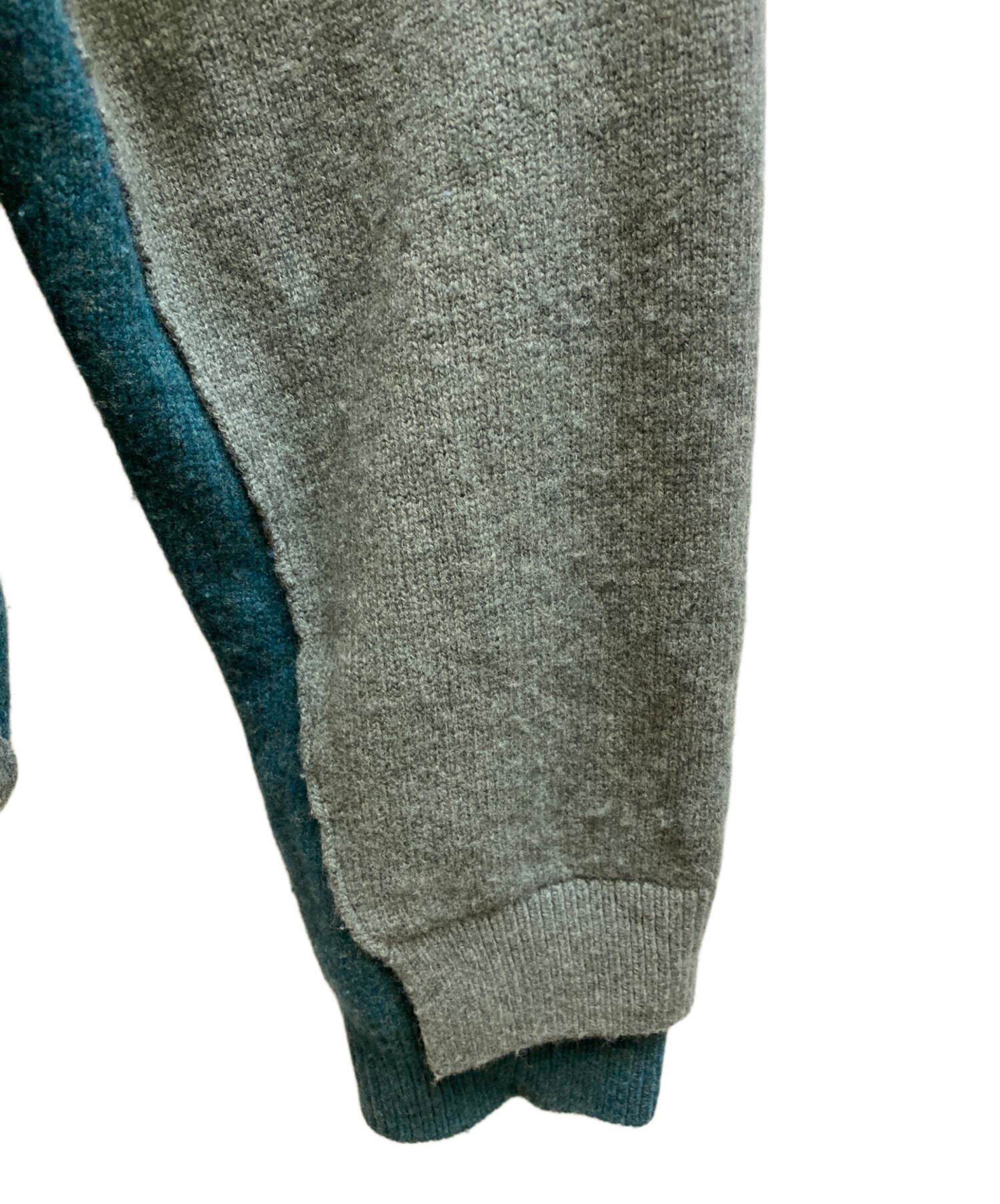中古・古着通販】YOKE (ヨーク) CONNECTING CARDIGAN グリーン サイズ 