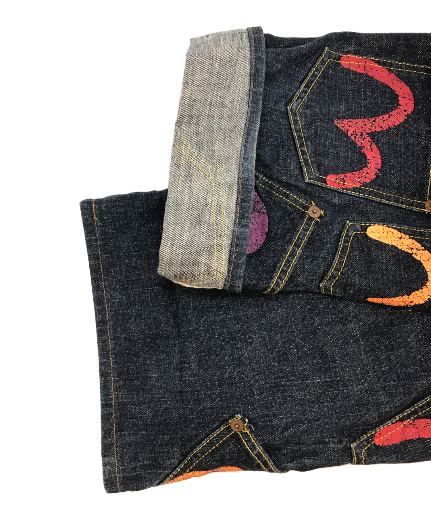 中古・古着通販】EVISU (エビス) Many pockets /デニムパンツ