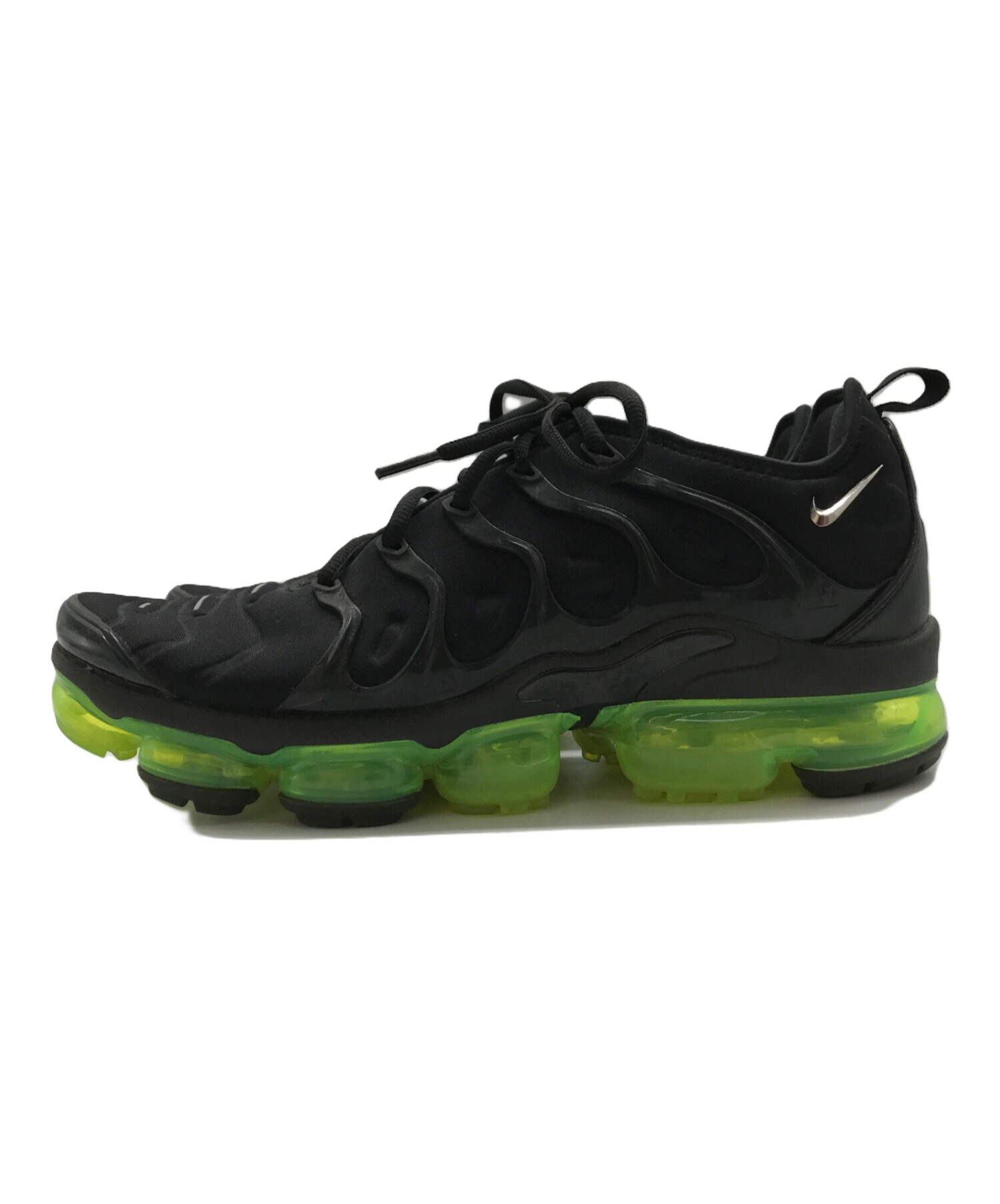 中古・古着通販】NIKE (ナイキ) AIR VAPORMAX PLUS ブラック サイズ 