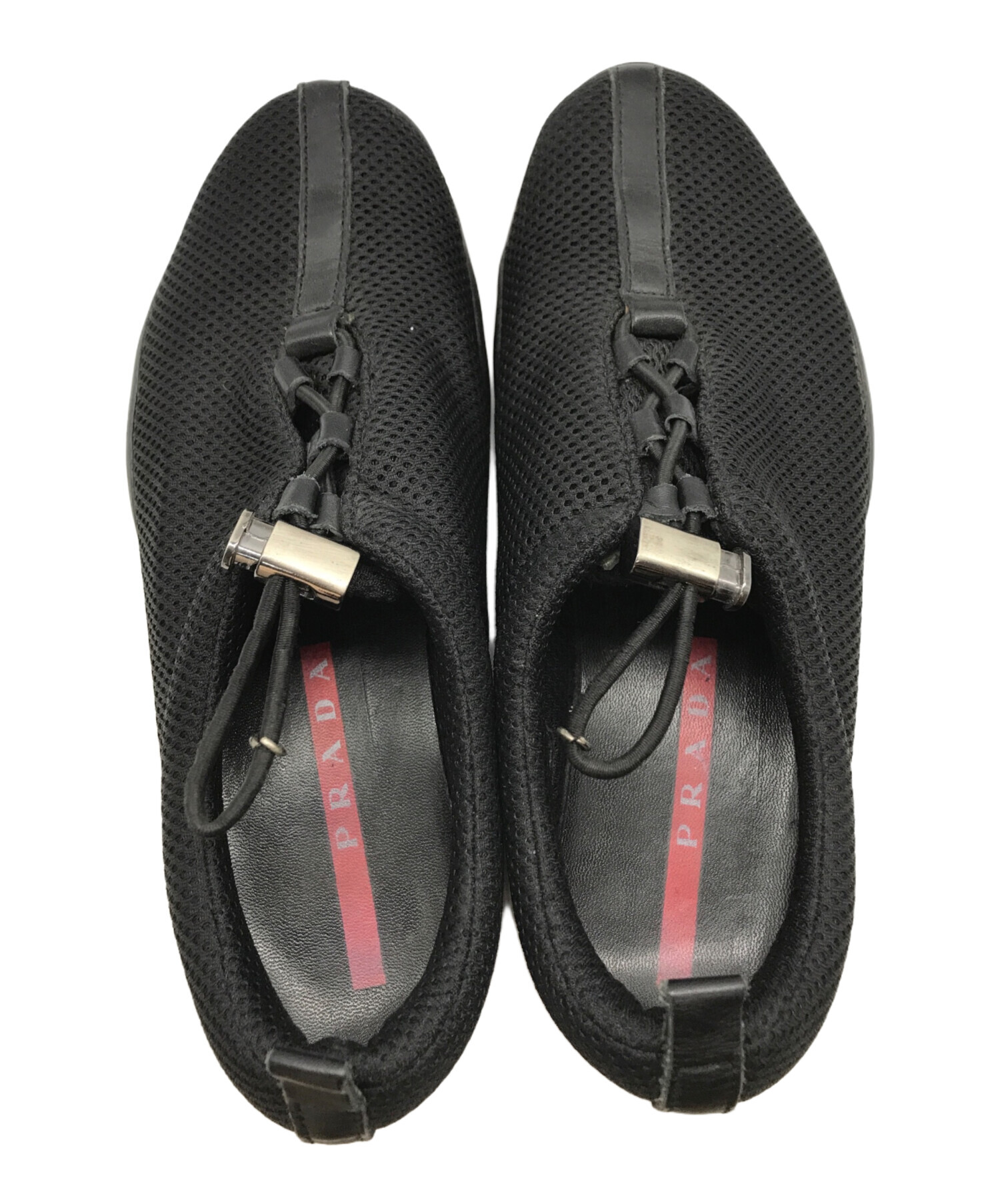 M*M様 PRADA プラダ　スリッポン　ブラック 未使用品 中古・古着通販】PRADA SPORTS (プラダスポーツ) メッシュスリッポン