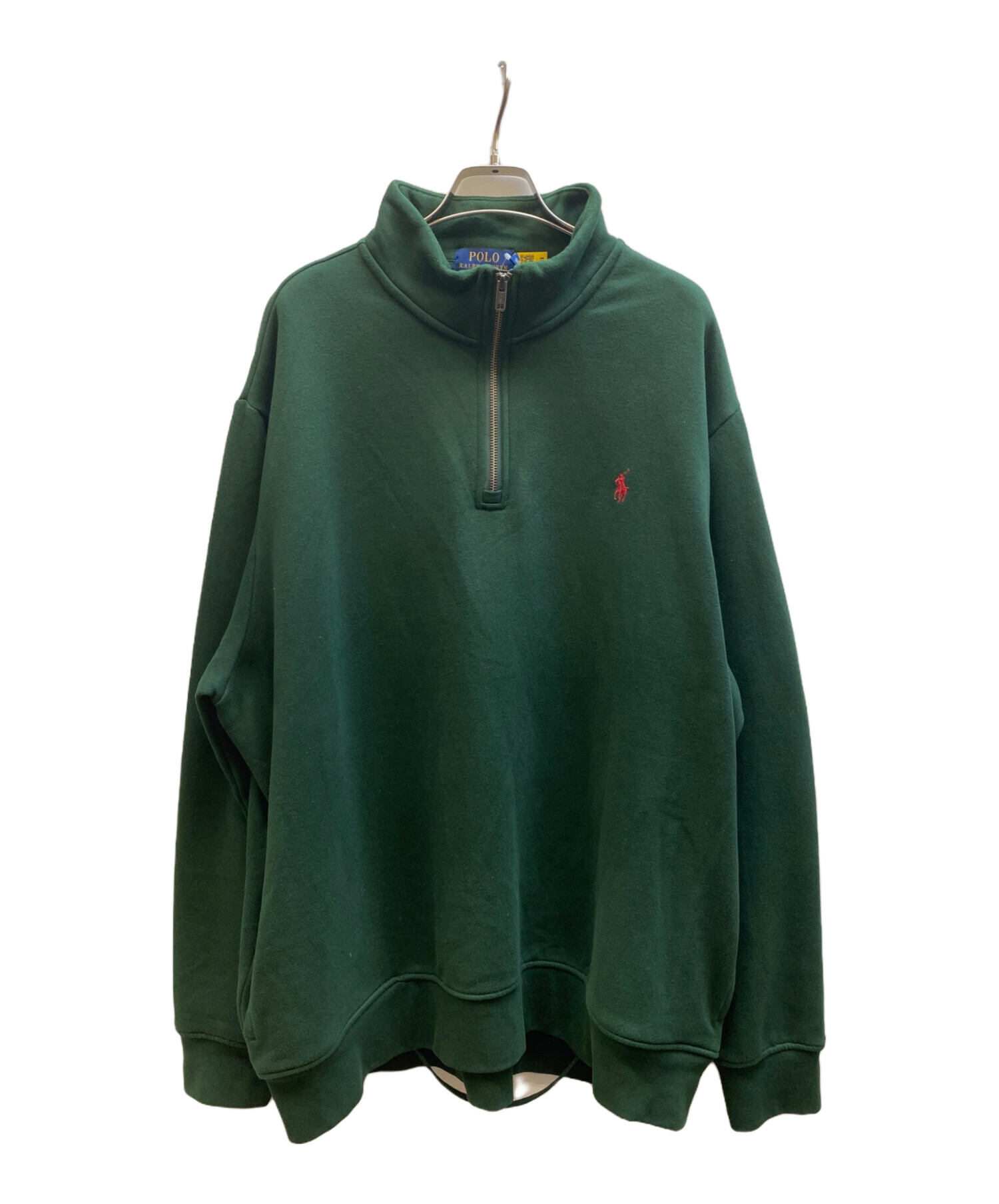 【試着のみ】大人気 ポロラルフローレン ハーフジップ スエット オーバーサイズ 中古・古着通販】POLO RALPH LAUREN (ポロ・ラルフローレン) ハーフ