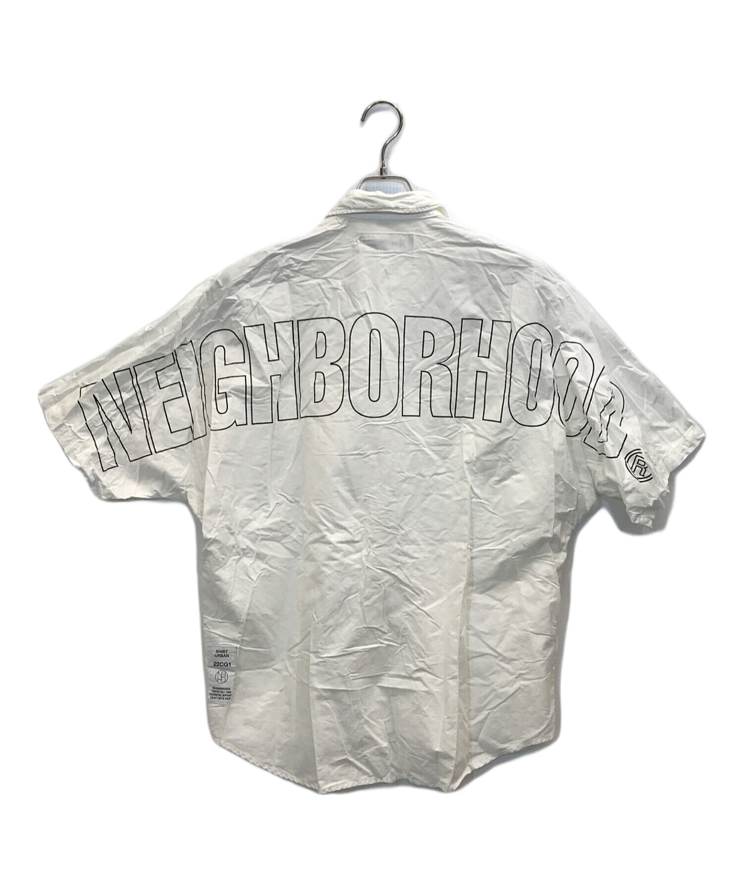 中古・古着通販】NEIGHBORHOOD (ネイバーフッド) 半袖シャツ ホワイト 