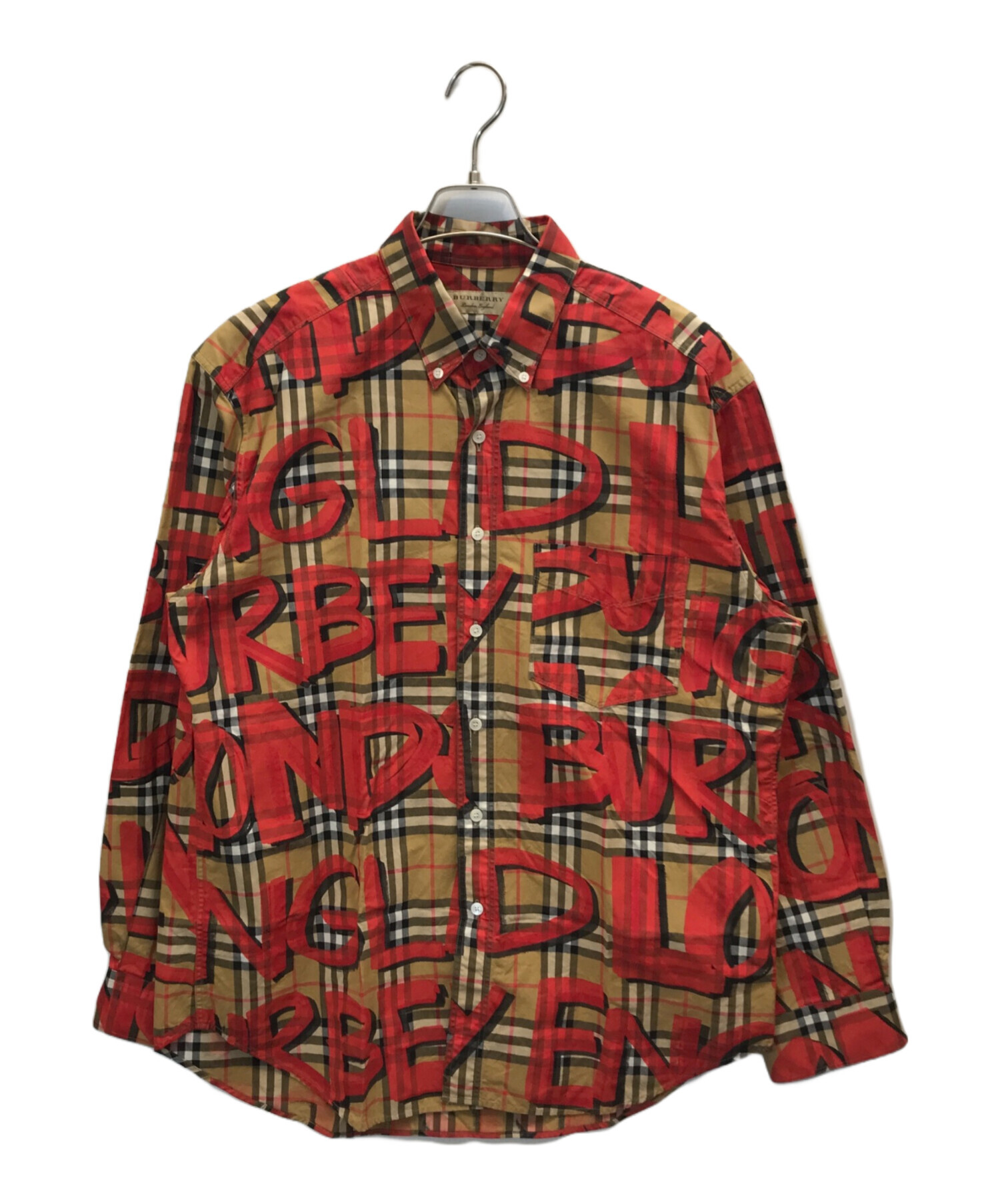 中古・古着通販】BURBERRY (バーバリー) ロゴ グラフィティ チェック 