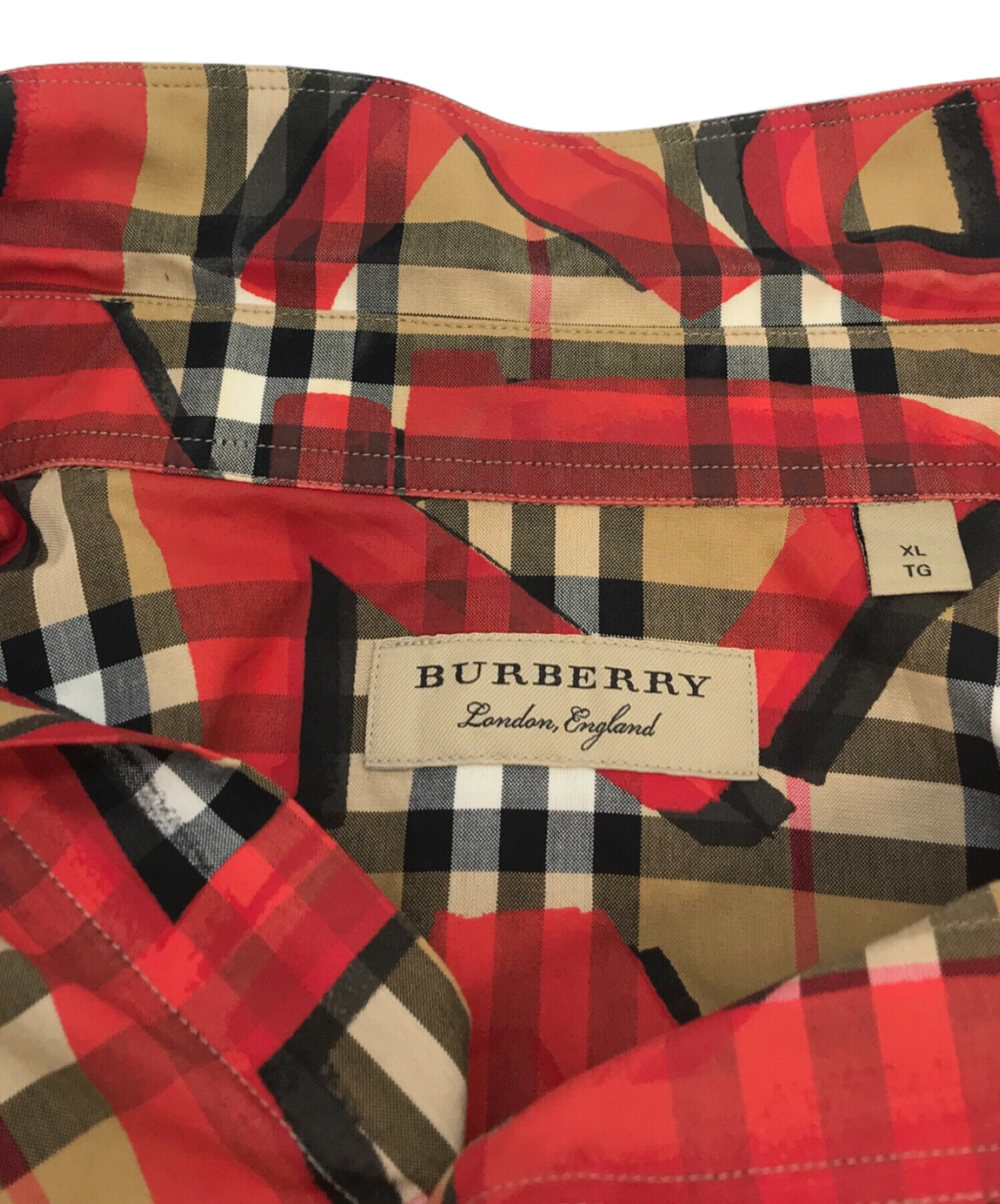 中古・古着通販】BURBERRY (バーバリー) ロゴ グラフィティ チェック 