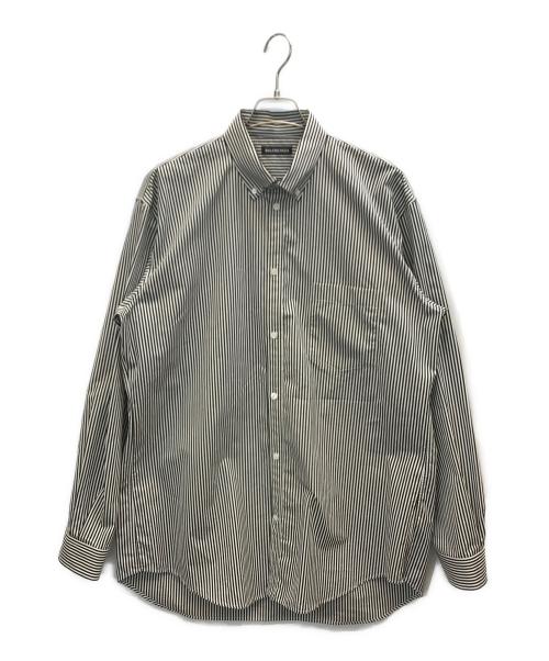 中古・古着通販】BALENCIAGA (バレンシアガ) ストライプBDシャツ