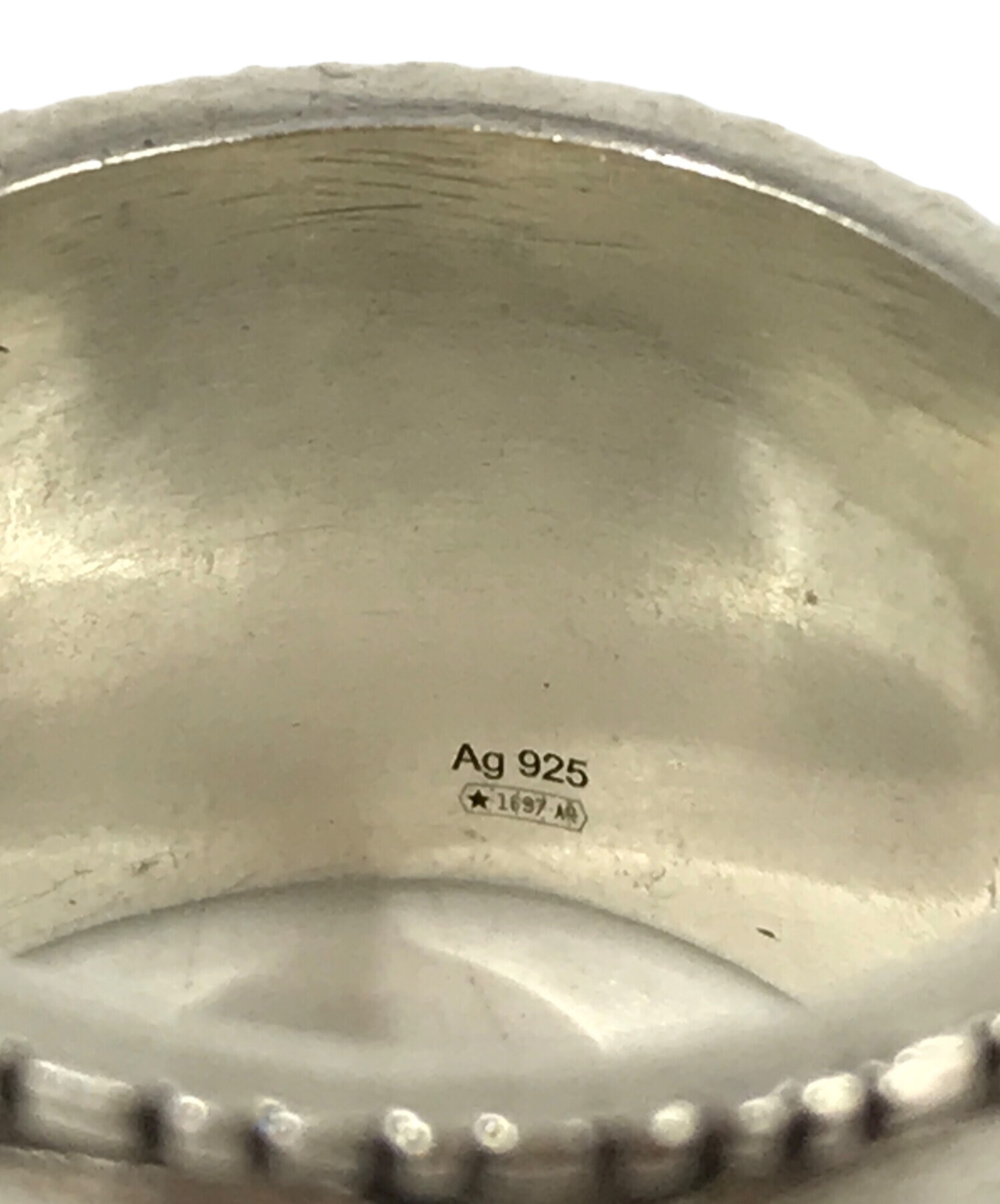 GUCCI シルバー925 エングレーブリング 20号 中古・古着通販】GUCCI (グッチ) GGリーフリング シルバー サイズ:20号