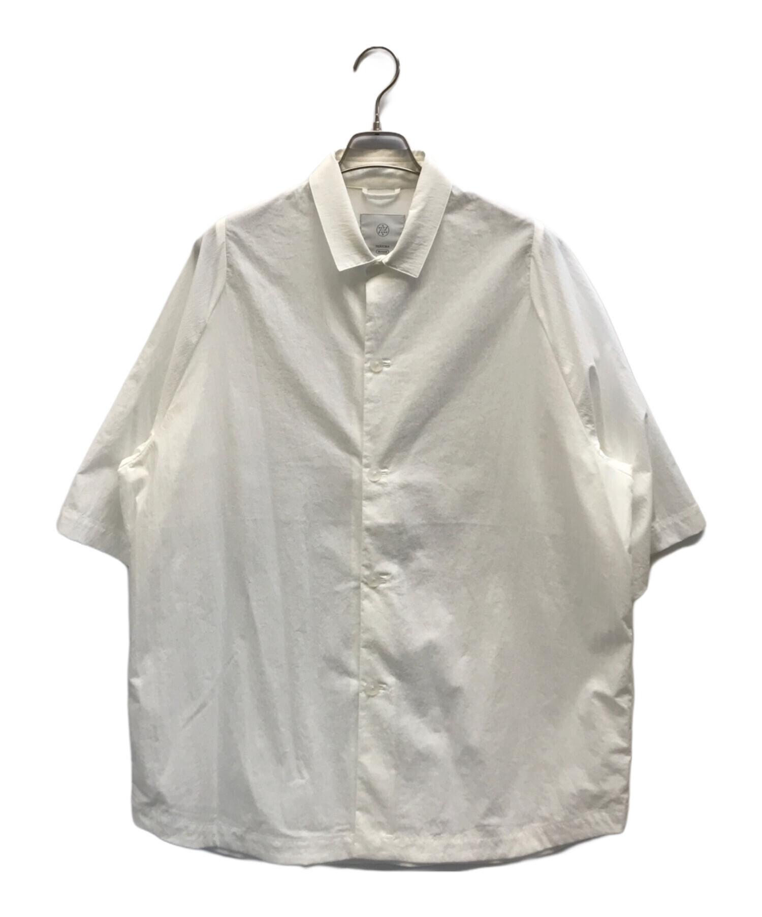 限定 レア TEATORA テアトラ カートリッジシャツ 4 ホワイト 中古・古着通販】TEATORA (テアトラ) CARTRIDGE SHIRT S/S DR ホワイト