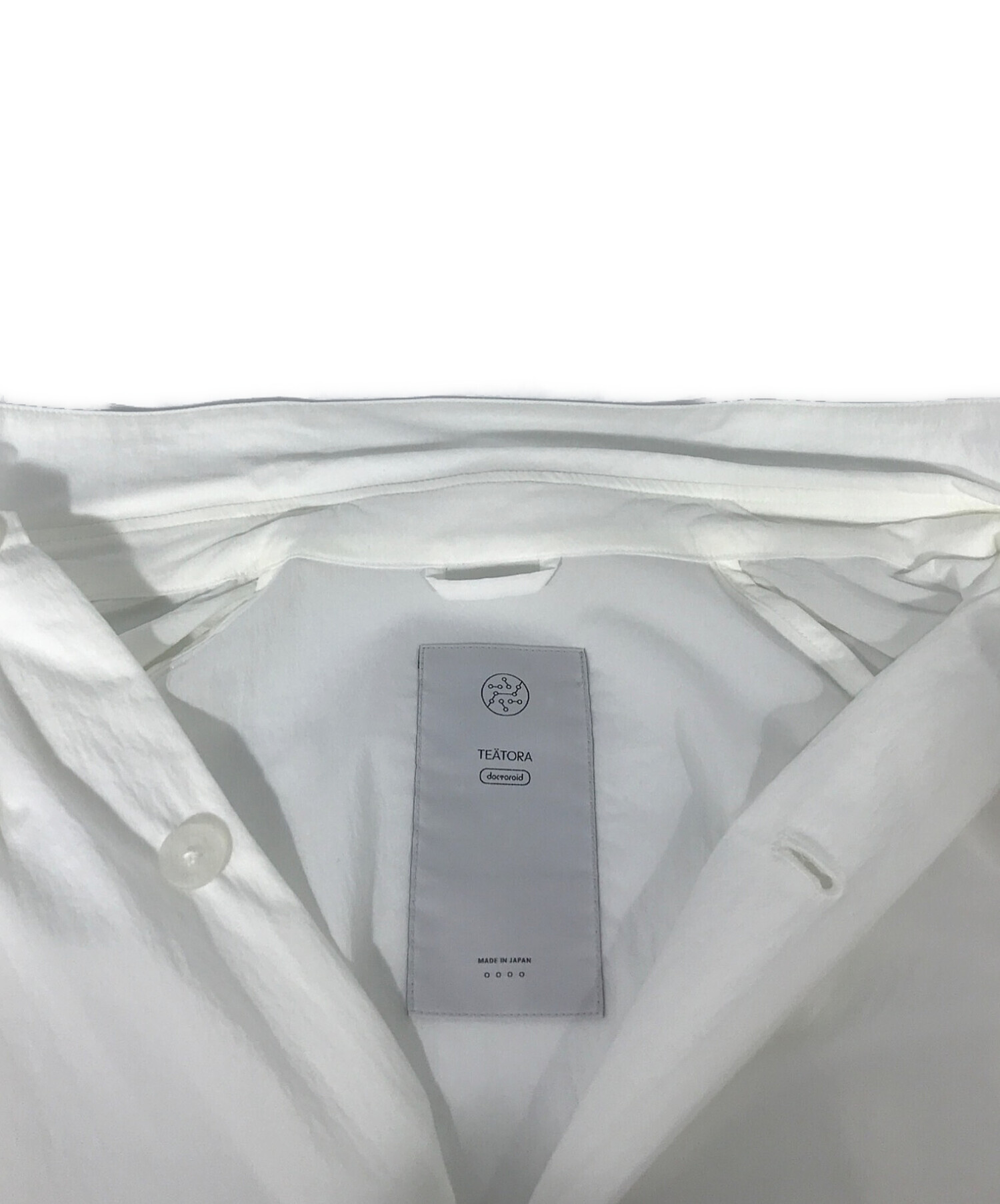 中古・古着通販】TEATORA (テアトラ) CARTRIDGE SHIRT S/S DR ホワイト