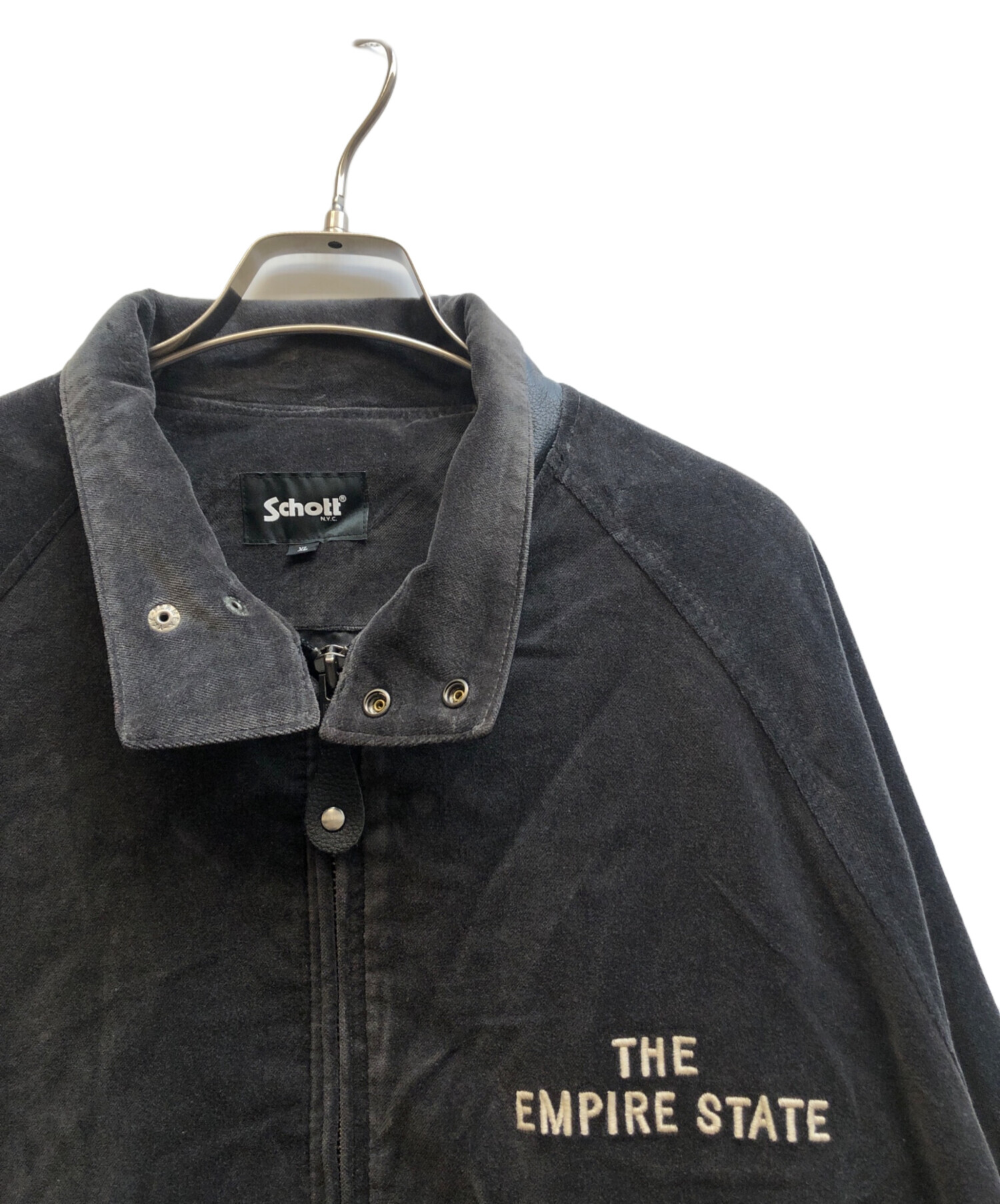 中古・古着通販】Schott (ショット) LEATHER COMBI SOUVENIR JACKET