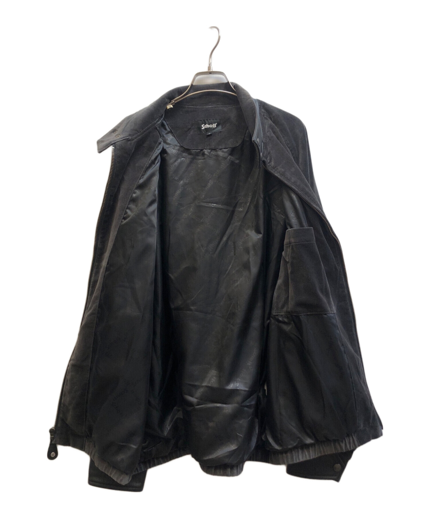 Schott　ジャケット　グレー　38　美品 Schott N.Y.C ショット 782-3950078 SHEEP LEATHER 70'S