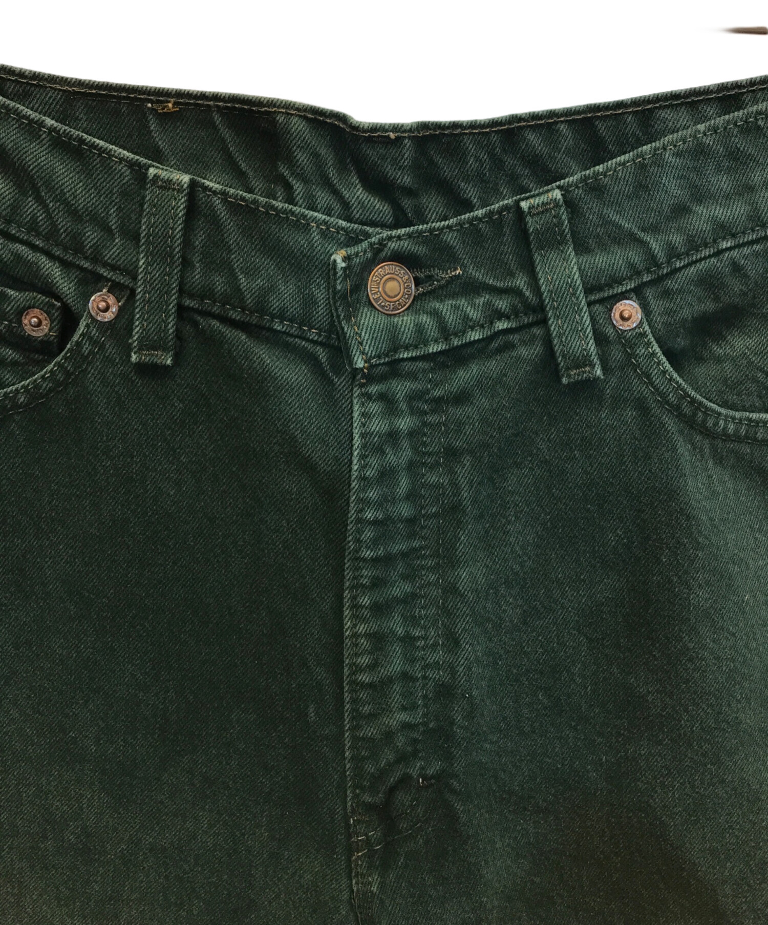 中古・古着通販】LEVI'S (リーバイス) 512デニムパンツ グリーン