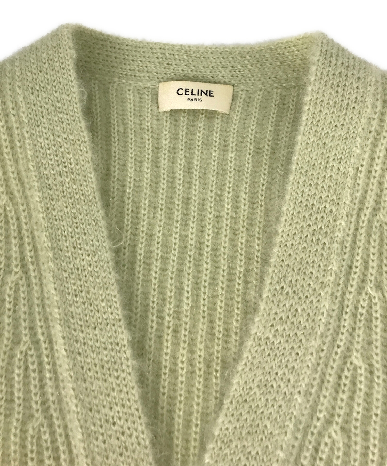中古・古着通販】CELINE (セリーヌ) モヘア ショートスリーブニット