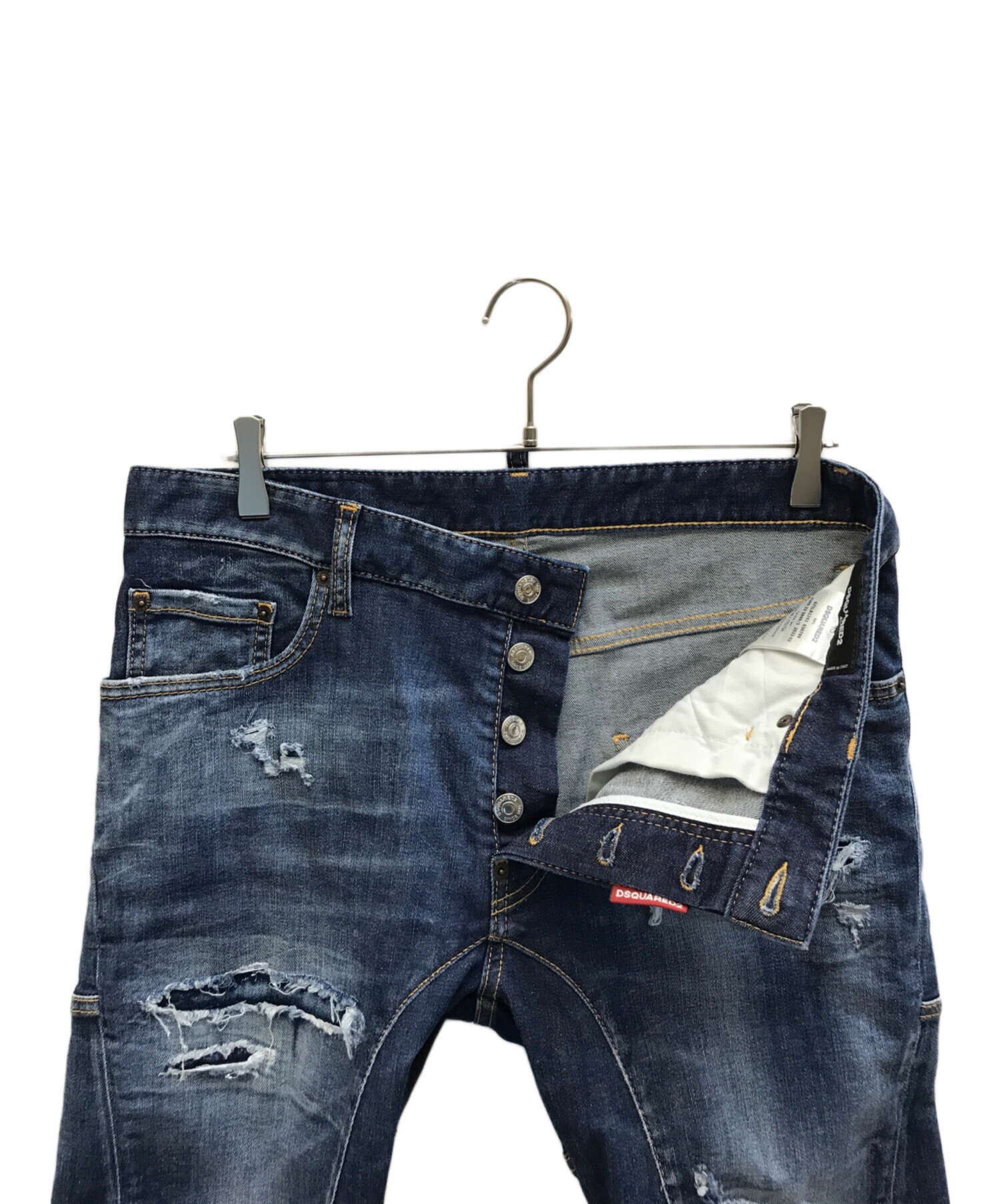 DSQUARED2 Tidy Bikar Jean サイズ48 中古 中古・古着通販】DSQUARED2 (ディースクエアード) TIDY BIKER JEANS