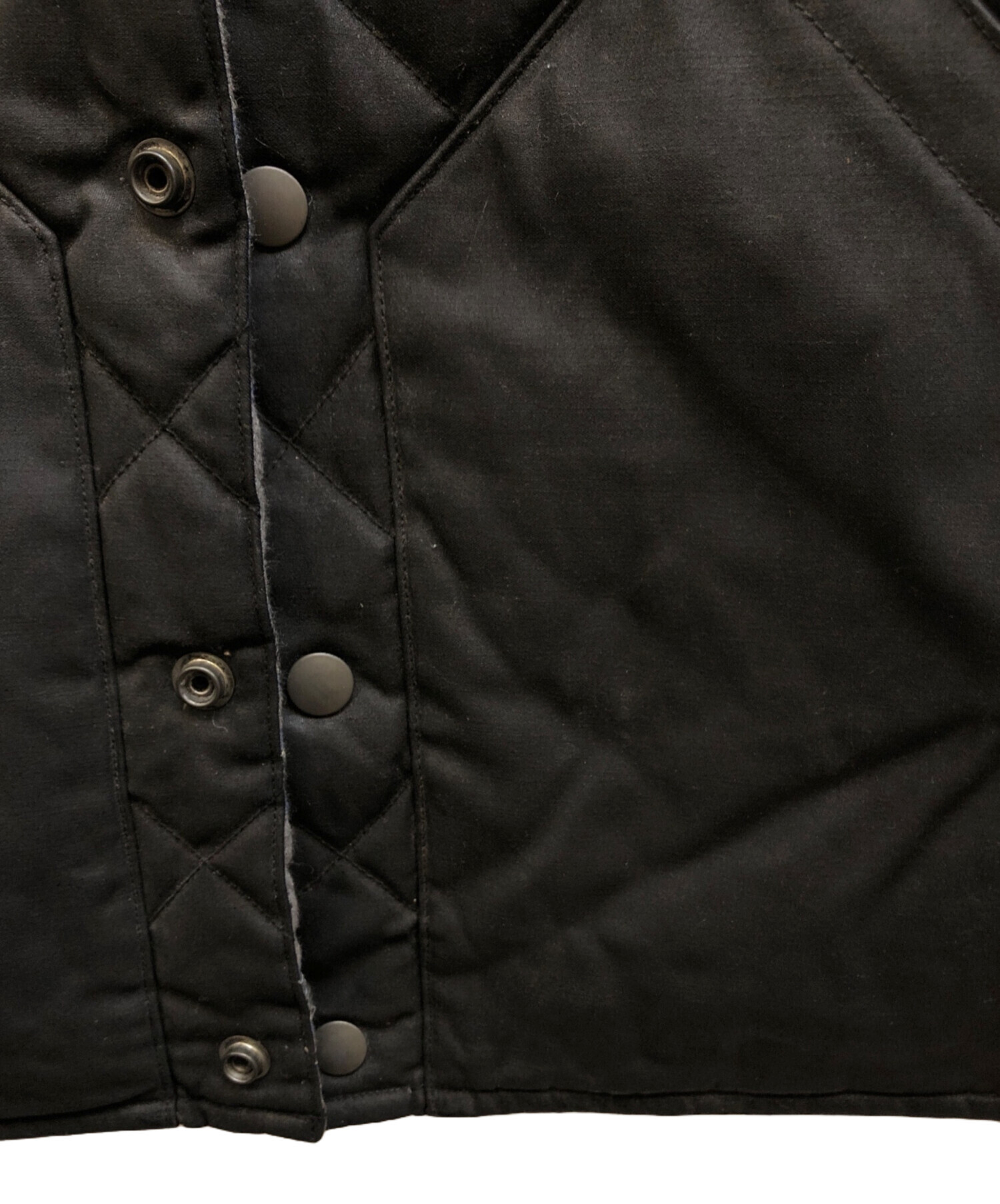 【極美品】ADDICT CLOTHES オイルドクロス ダウンベスト 40 極美品】ADDICT CLOTHES オイルドクロス ダウンベスト 40