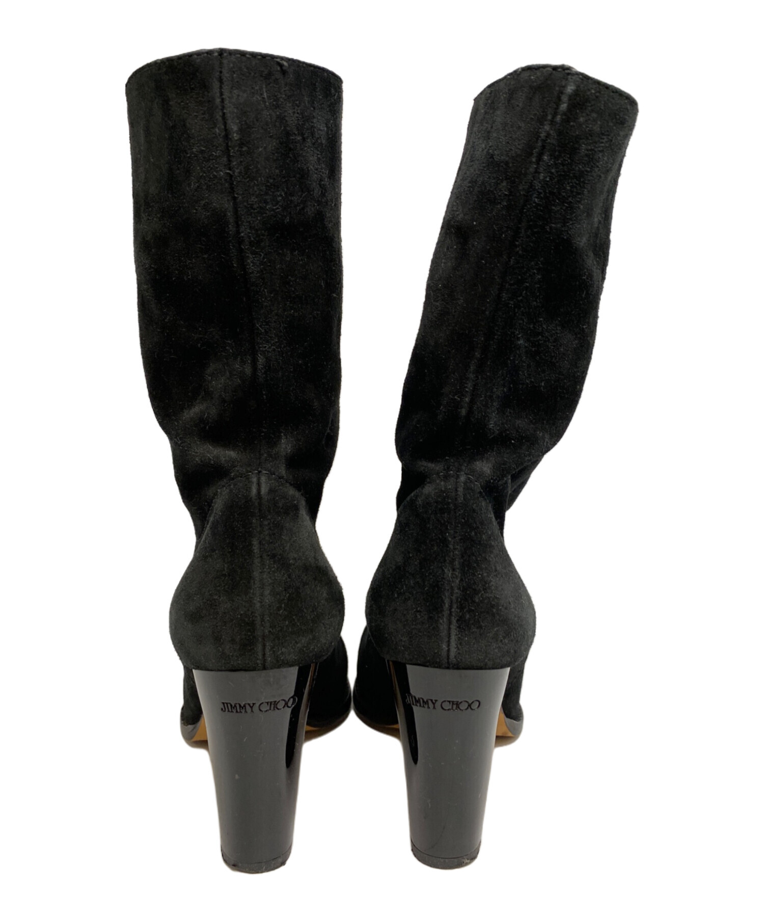 中古・古着通販】JIMMY CHOO (ジミーチュウ) スウェードレザーブーツ