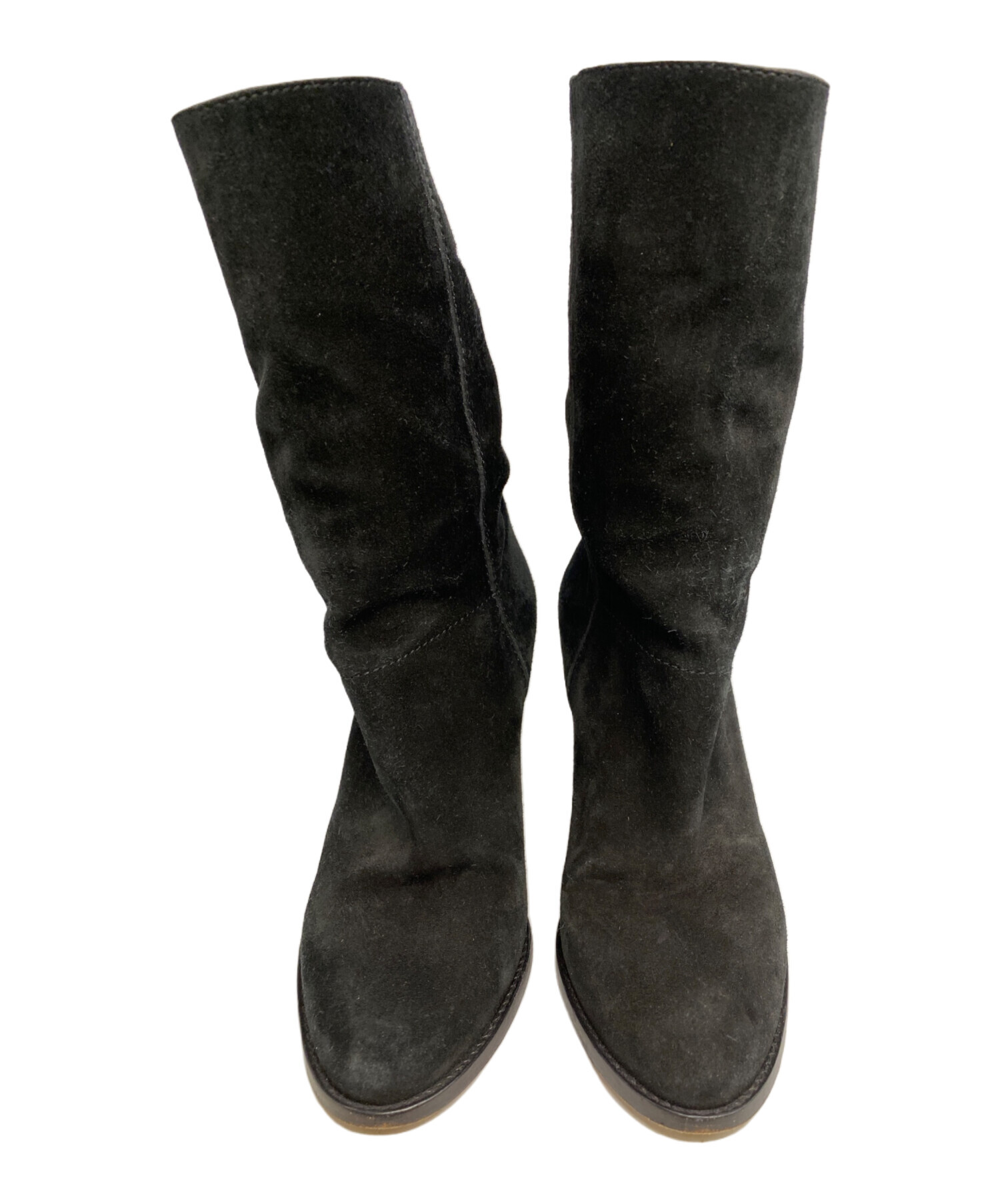 中古・古着通販】JIMMY CHOO (ジミーチュウ) スウェードレザーブーツ