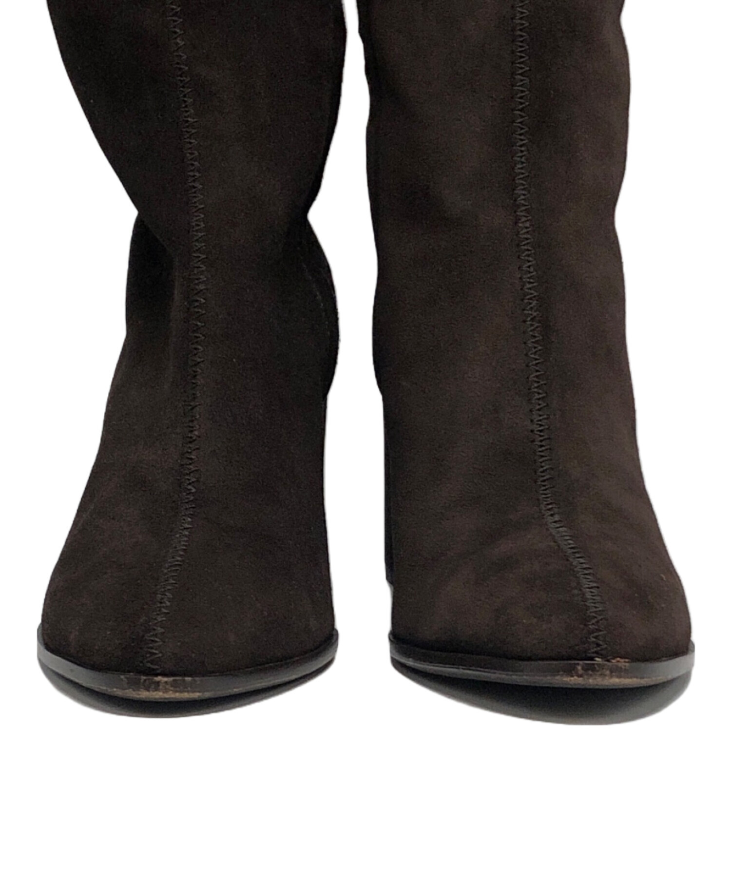 中古・古着通販】MaxMara (マックスマーラ) ロングブーツ ブラウン 中古・古着通販】MaxMara (マックスマーラ) ロングブーツ ブラウン