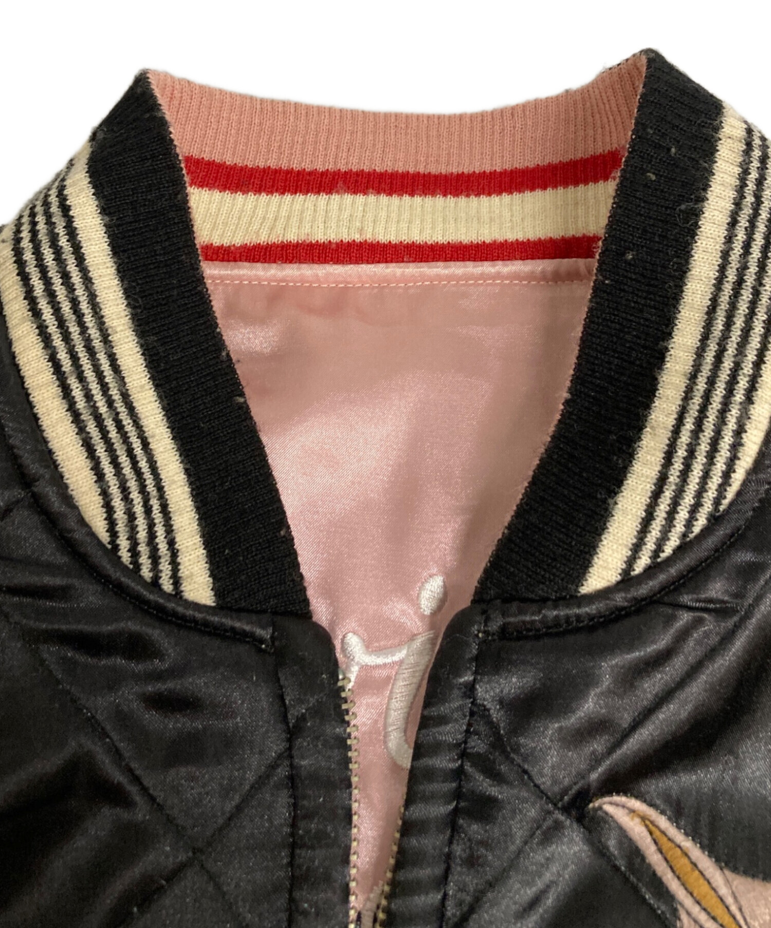 中古・古着通販】EVISU (エヴィス) リバーシブルスカジャン ピンク