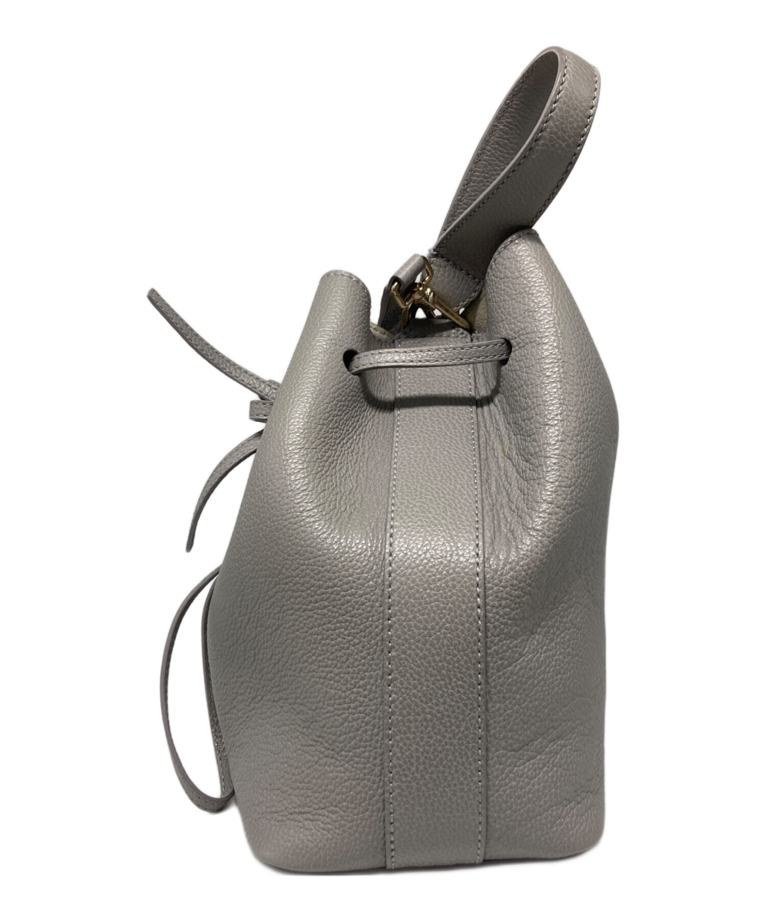 中古・古着通販】FURLA (フルラ) COSTANZA MINI DRAWSTRING グレー 