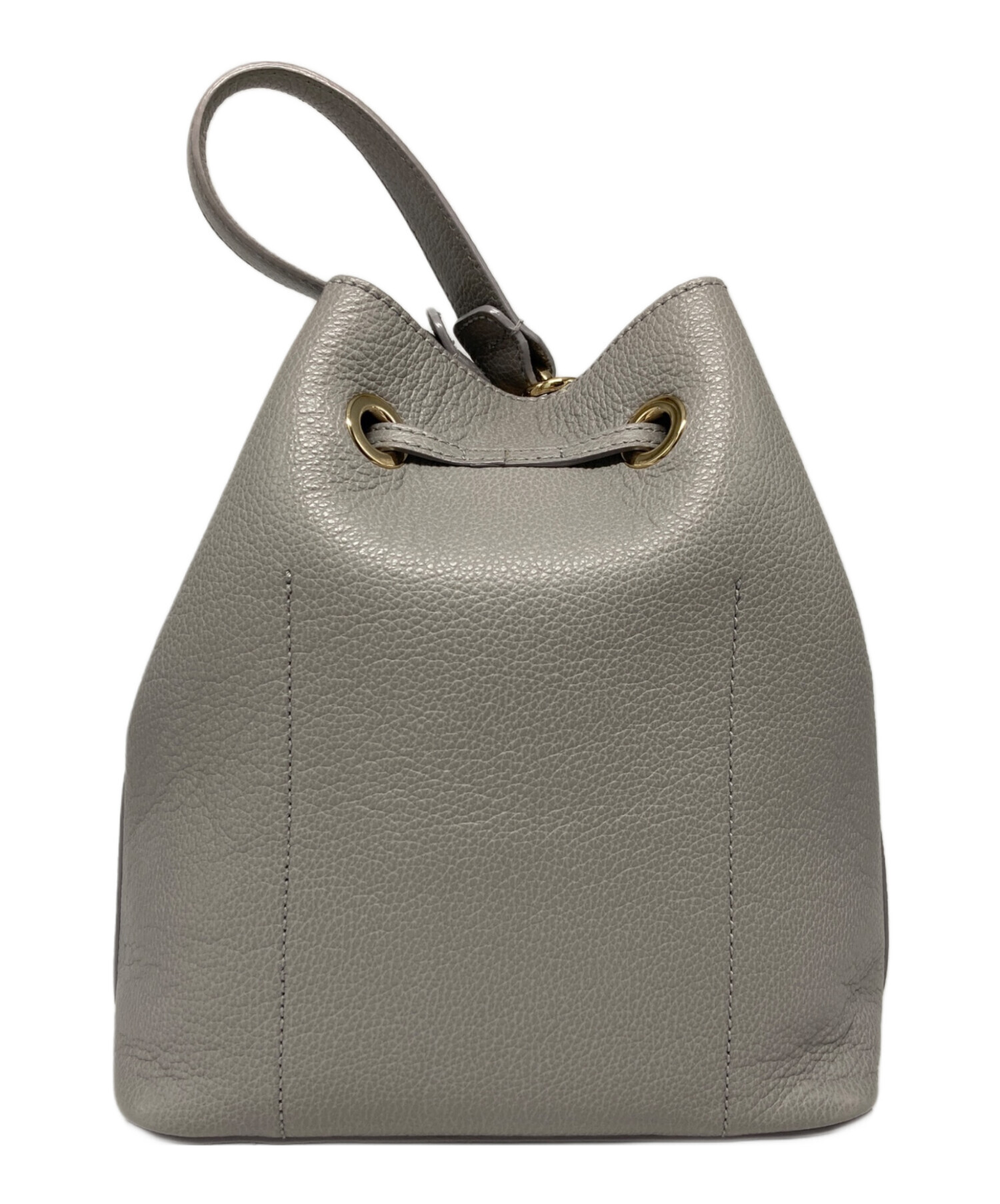中古・古着通販】FURLA (フルラ) COSTANZA MINI DRAWSTRING グレー 