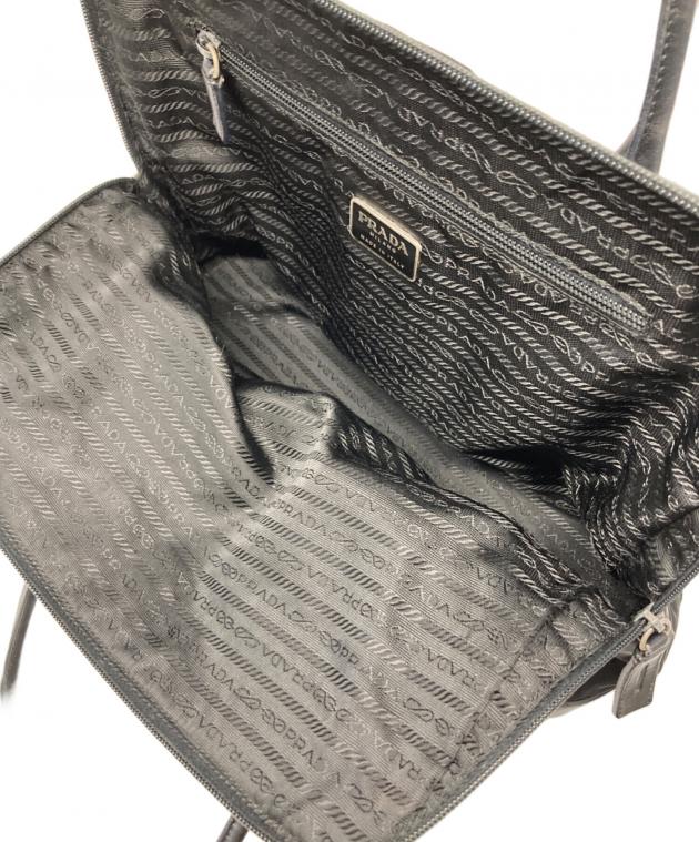中古・古着通販】PRADA (プラダ) ナイロントートバッグ ブラック