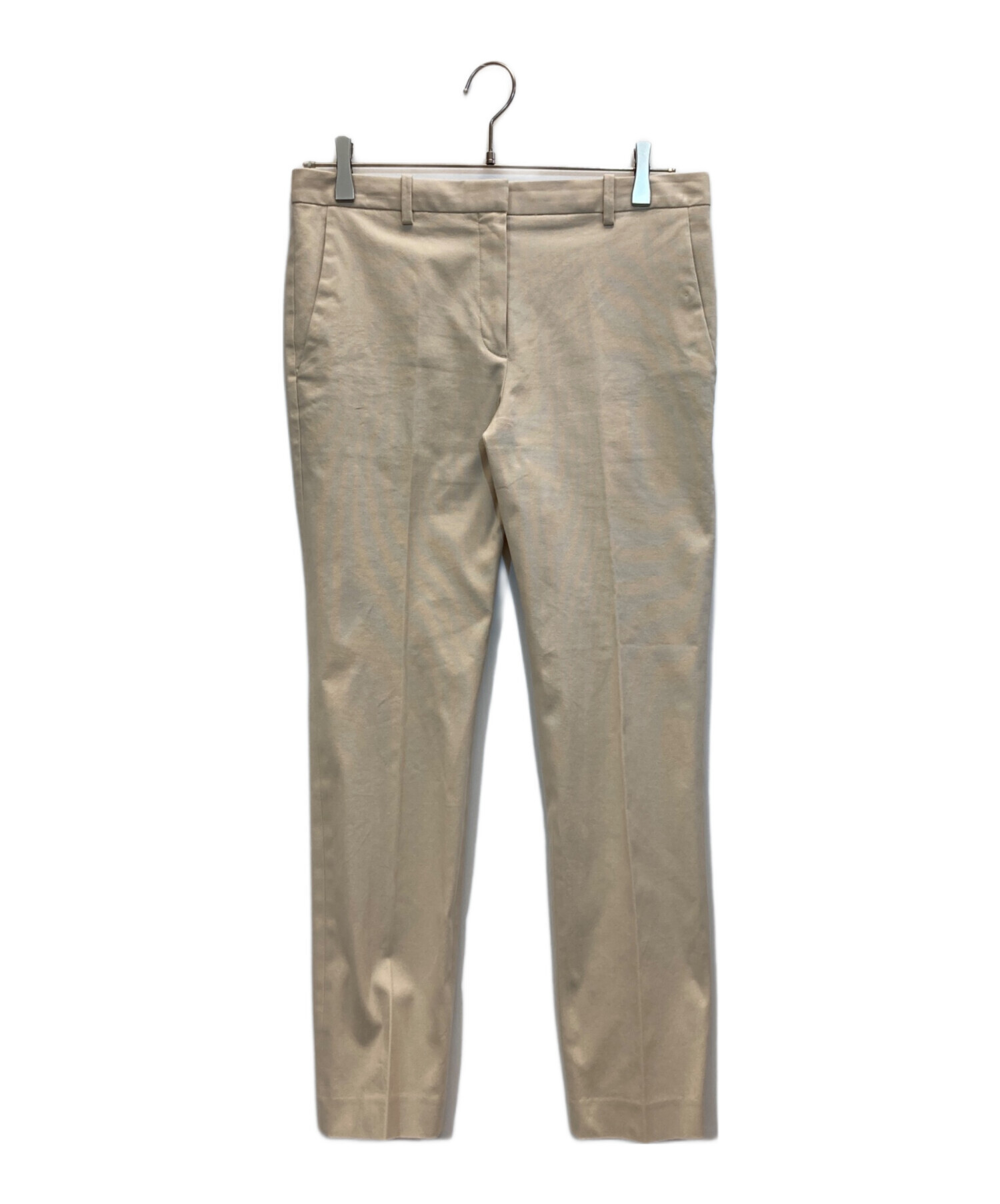 中古・古着通販】theory (セオリー) ストレートパンツ ベージュ サイズ