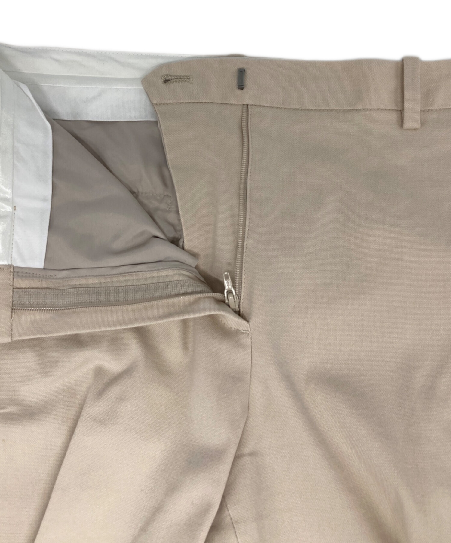 中古・古着通販】theory (セオリー) ストレートパンツ ベージュ サイズ