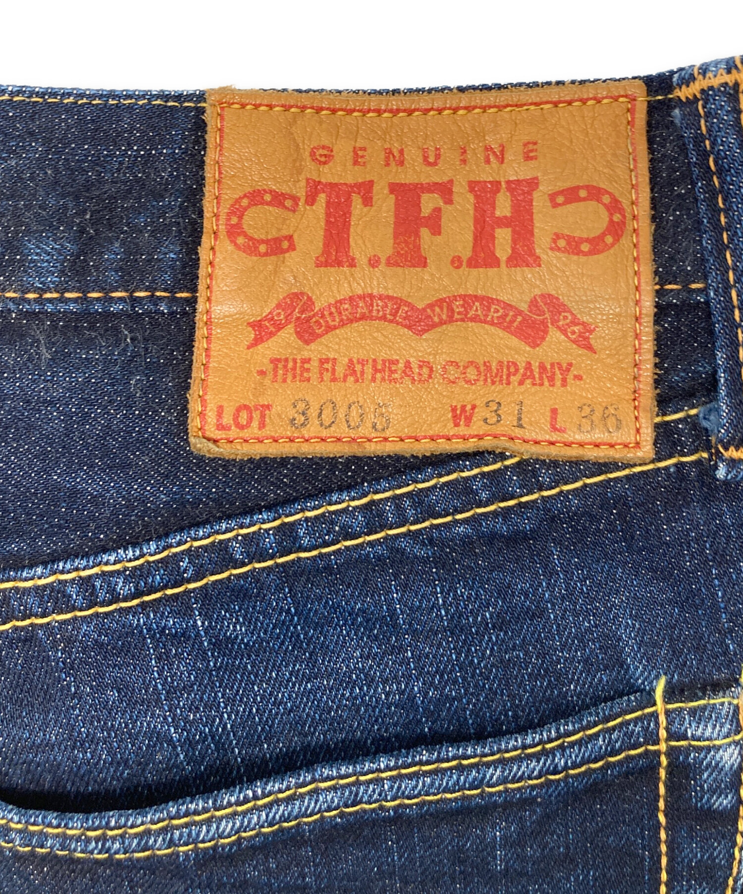 中古・古着通販】THE FLAT HEAD (ザ・フラットヘッド) LOT3005デニム