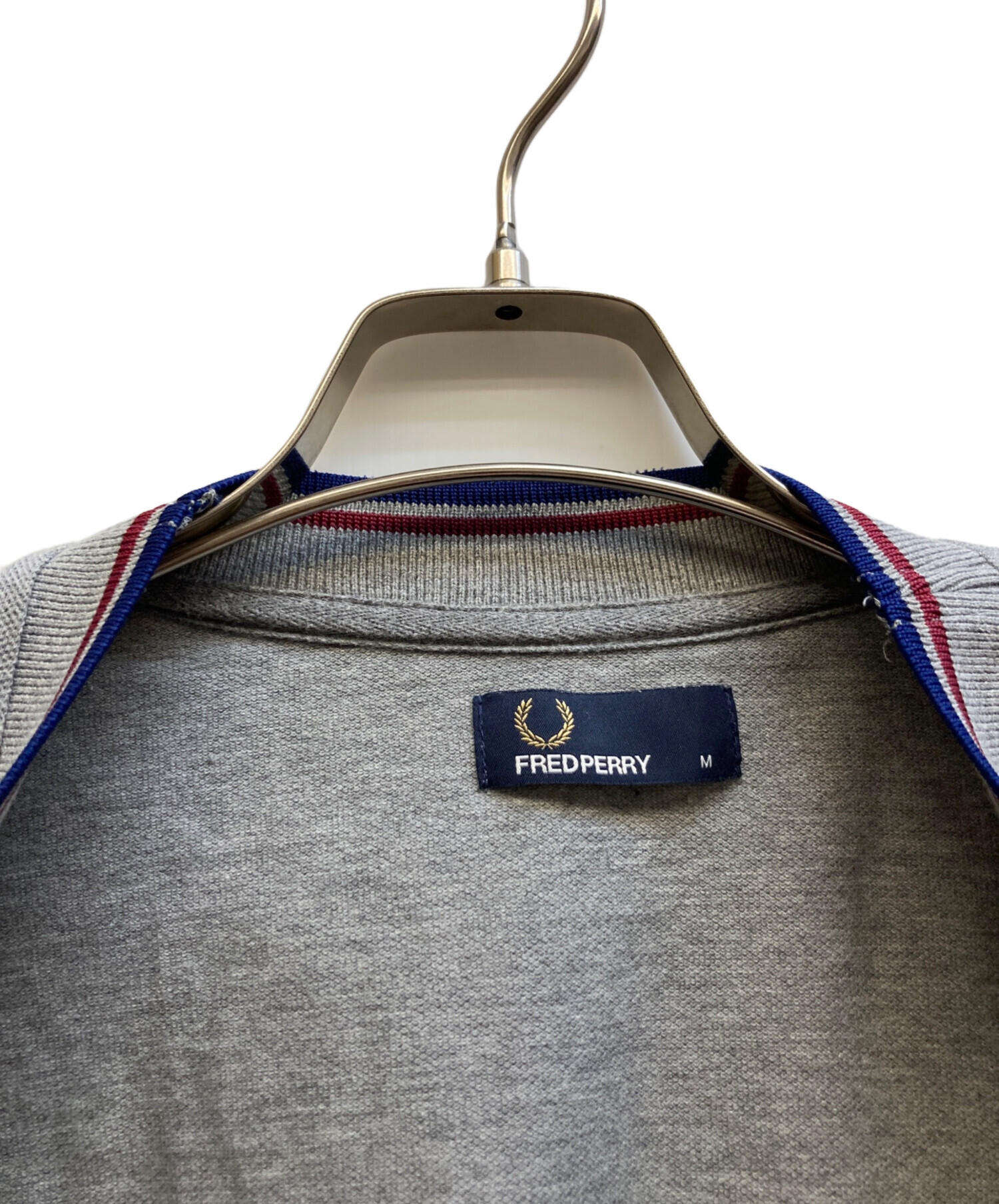 中古・古着通販】FRED PERRY (フレッドペリー) カーディガン グレー