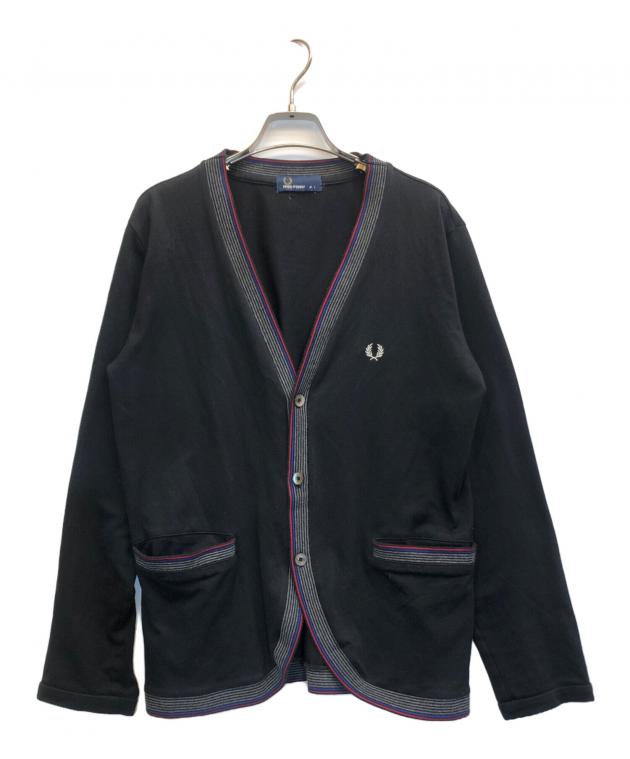 中古・古着通販】FRED PERRY (フレッドペリー) カーディガン ブラック 