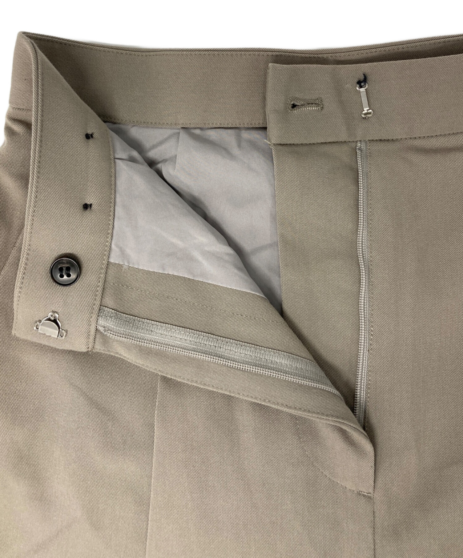 中古・古着通販】CLANE (クラネ) Suspender Wide Pants グレー サイズ 