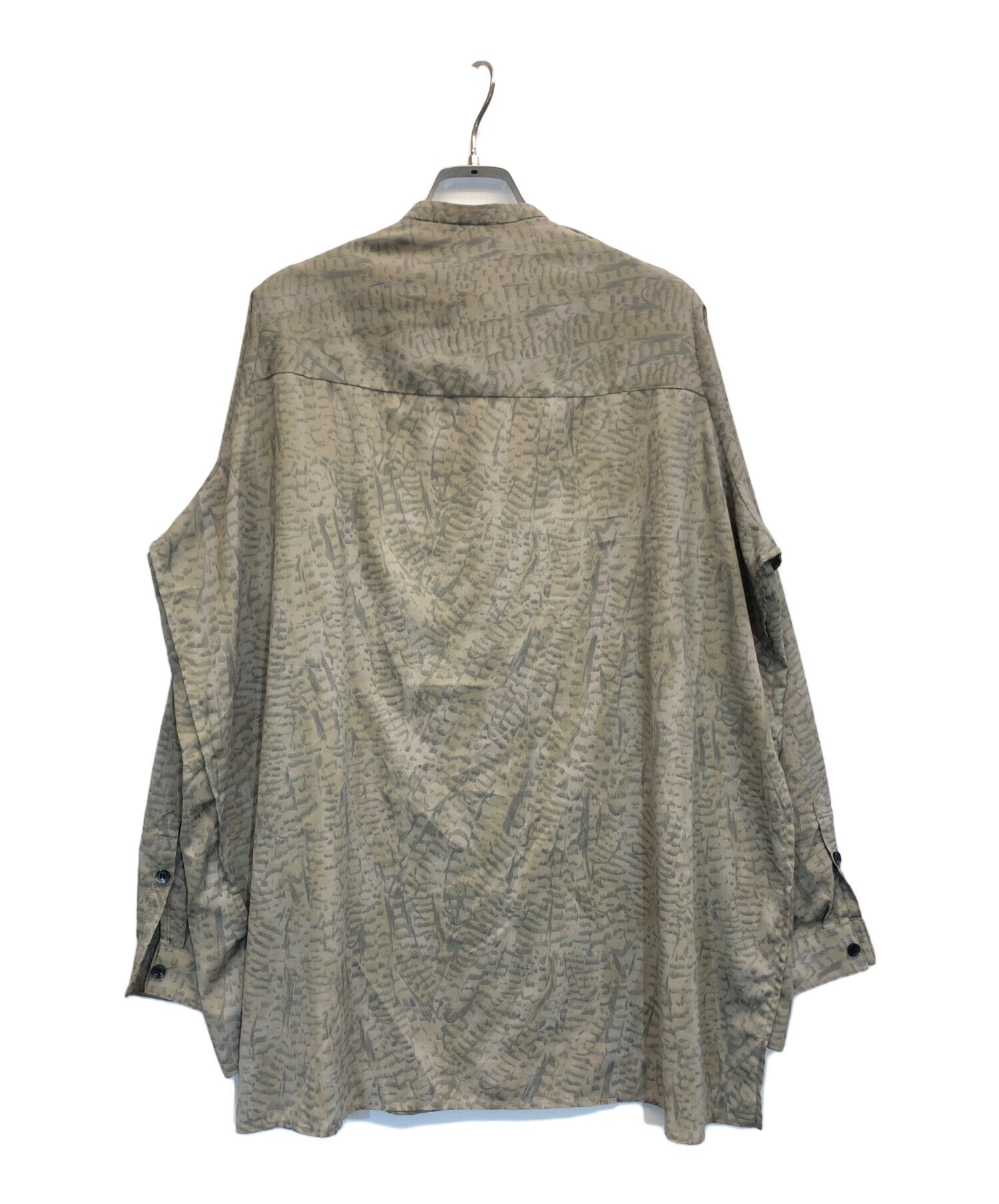 中古・古着通販】CLANE (クラネ) PYTHON OVER STAND SHIRT グレー 