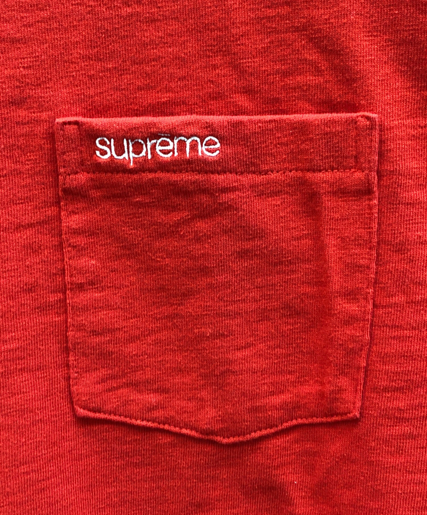 中古・古着通販】Supreme (シュプリーム) POCKET TEE レッド サイズ 