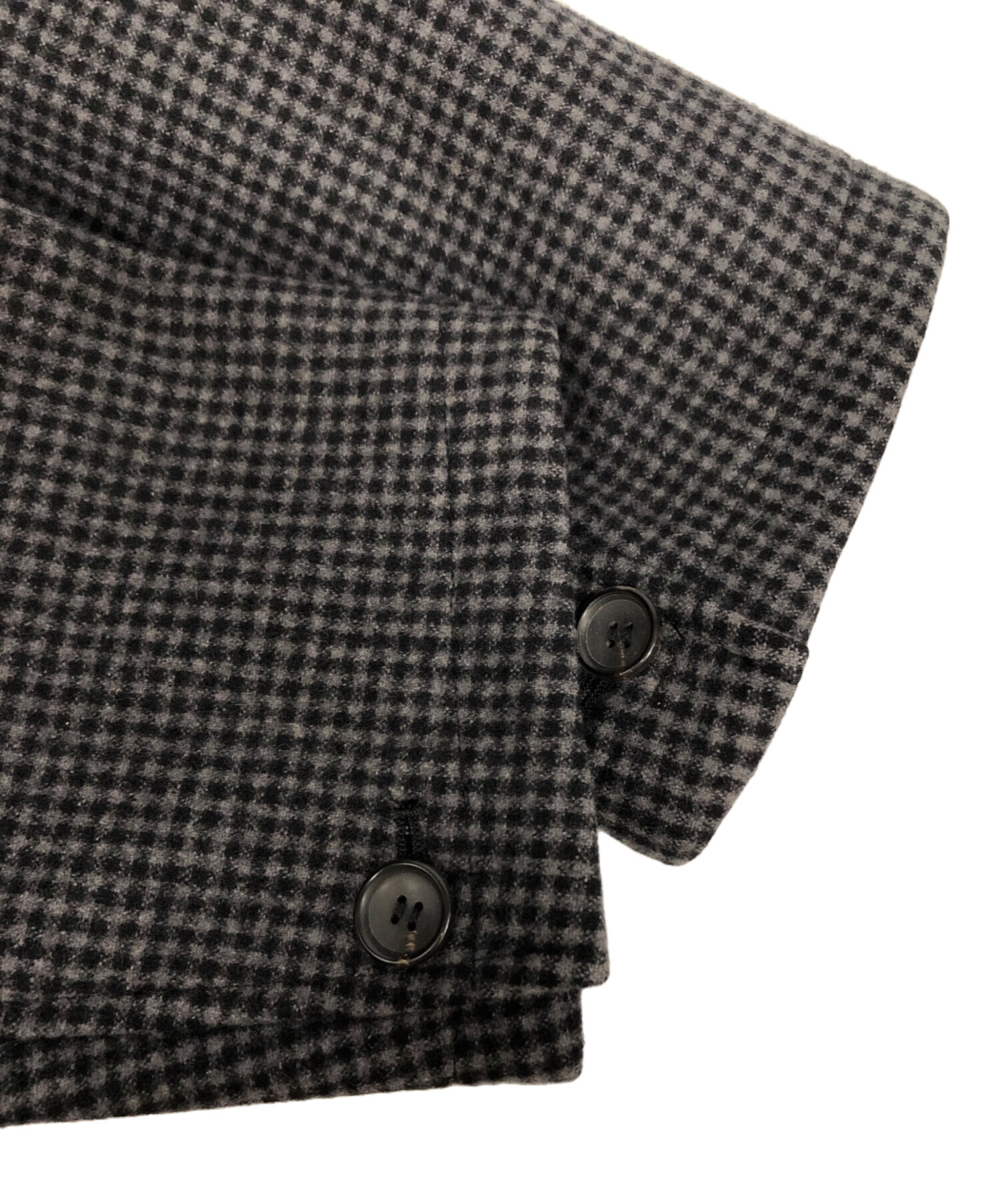 新品同様★THE RERACS★チェック柄★ウールメルトンチェスターコート 新品同様 THE RERACS チェック柄 ウールメルトンチェスターコート