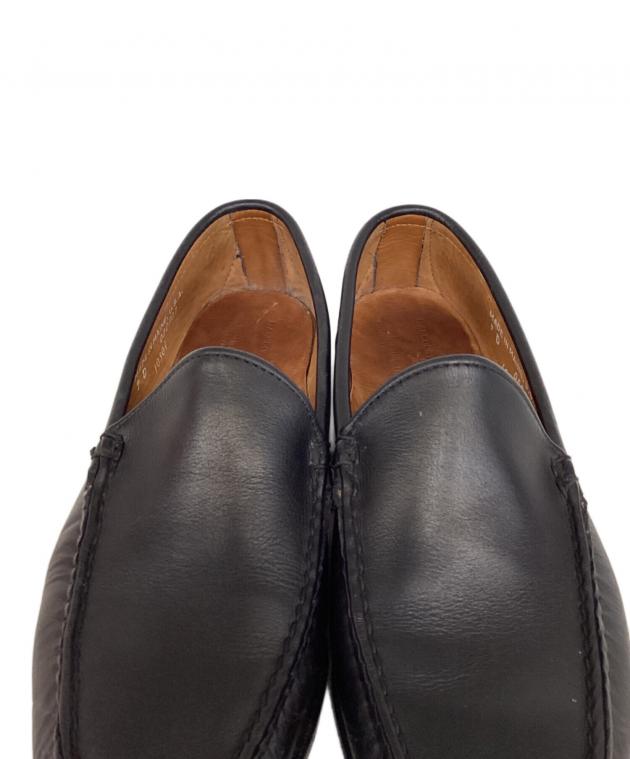 中古・古着通販】RANCOURT (ランコート) レザースリッポン ブラック