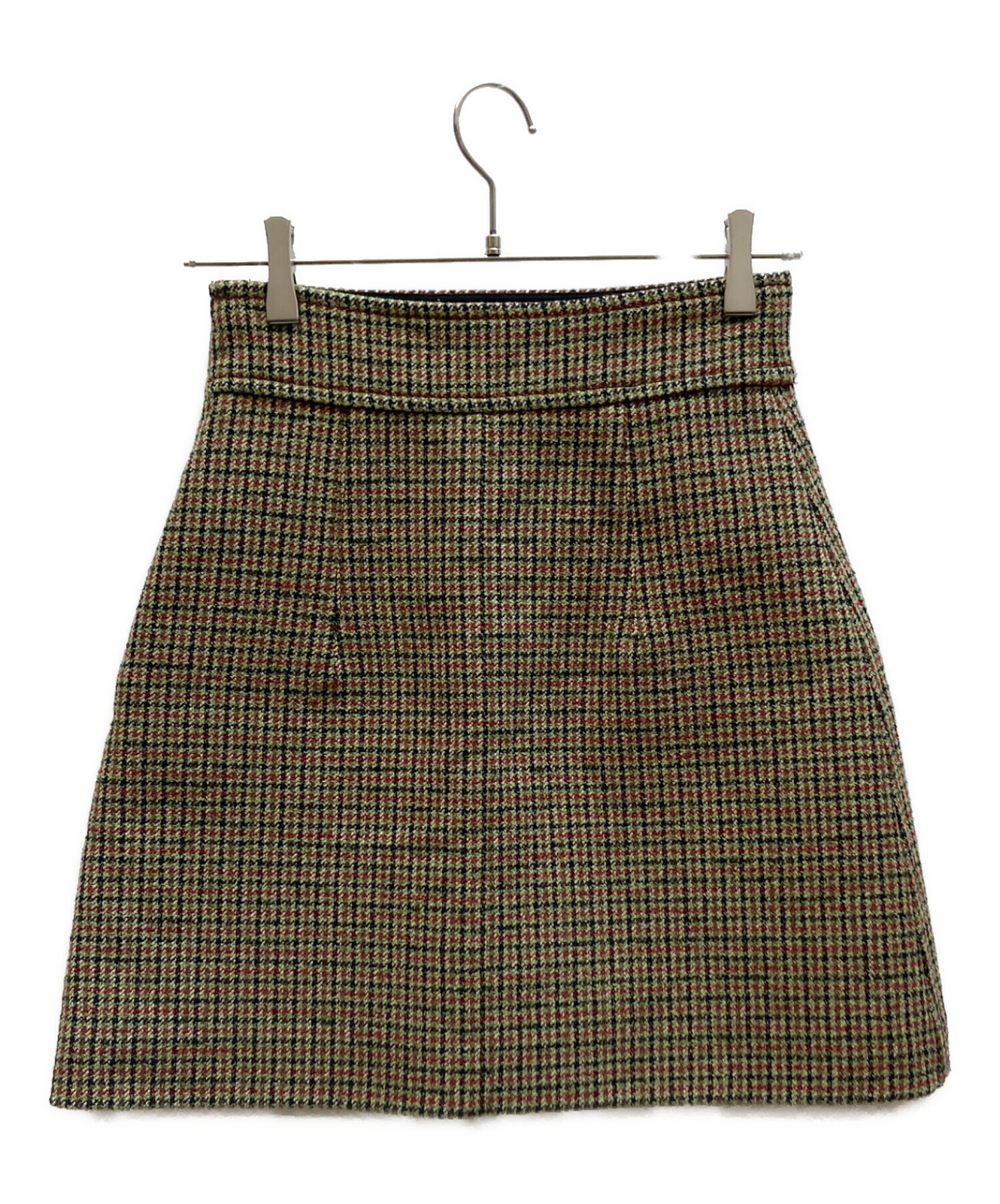 中古・古着通販】MIU MIU (ミュウミュウ) チェック柄タイトスカート