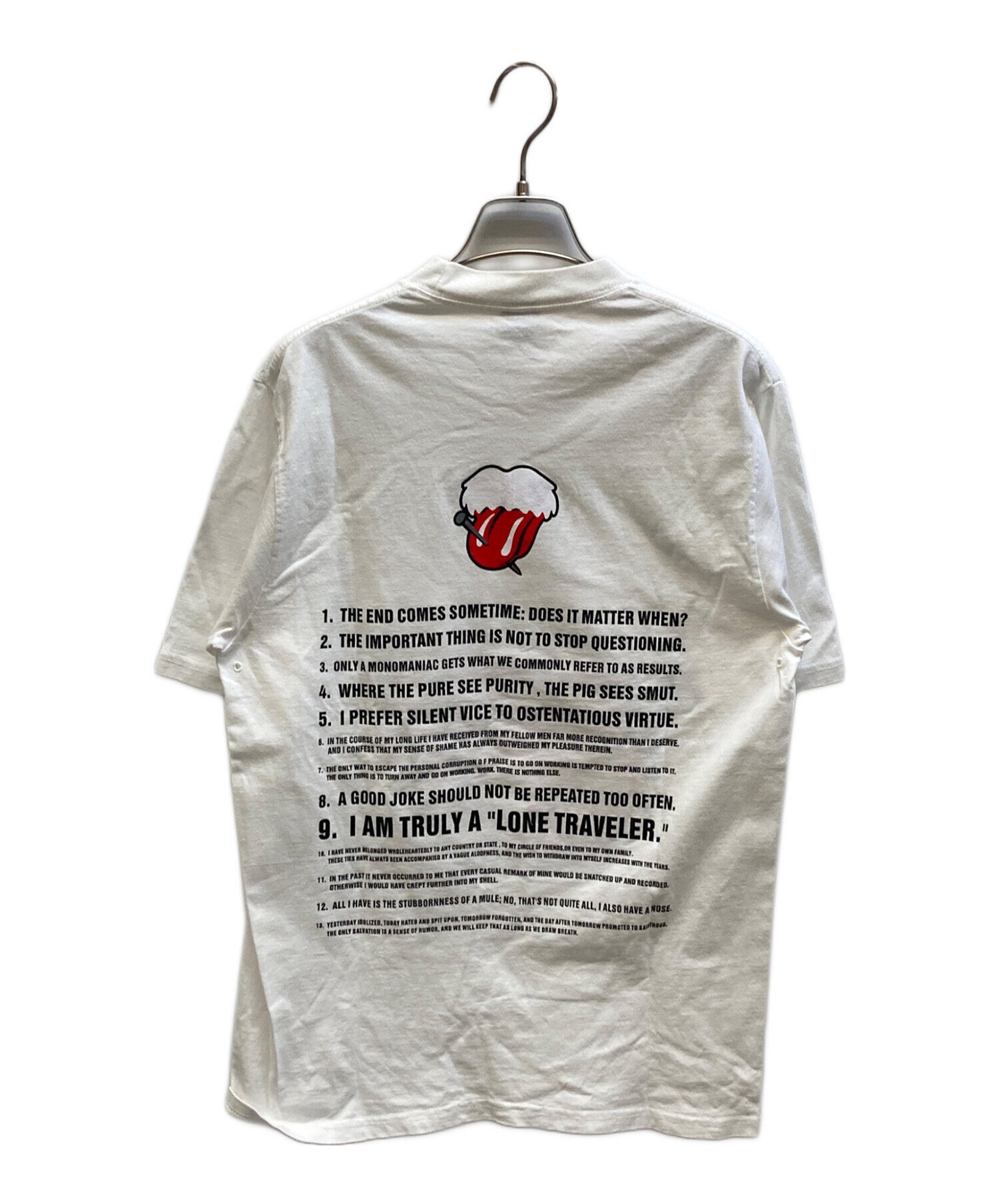 NUMBER (N)INE 　ローリングストーンズ　Tシャツ　復刻 NUMBER (N)INE(ナンバーナイン) / ベロT/ローリングストーンズ/Tシャツ