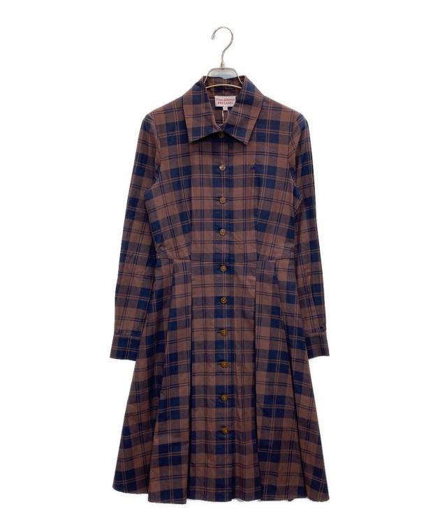 新品・未使用 Vivienne Westwood シャツ ワンピース ネイビー