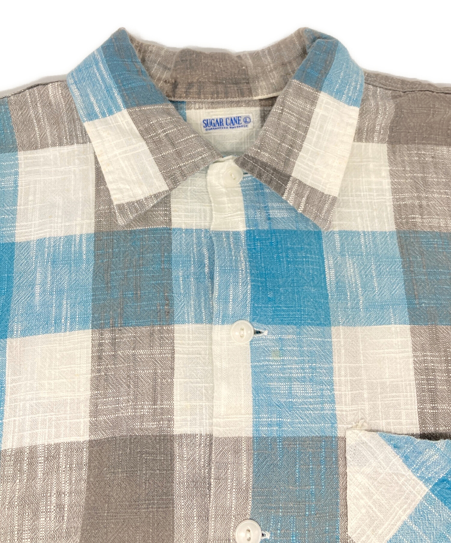 中古・古着通販】SUGAR CANE (シュガーケーン) S/Sチェックシャツ 