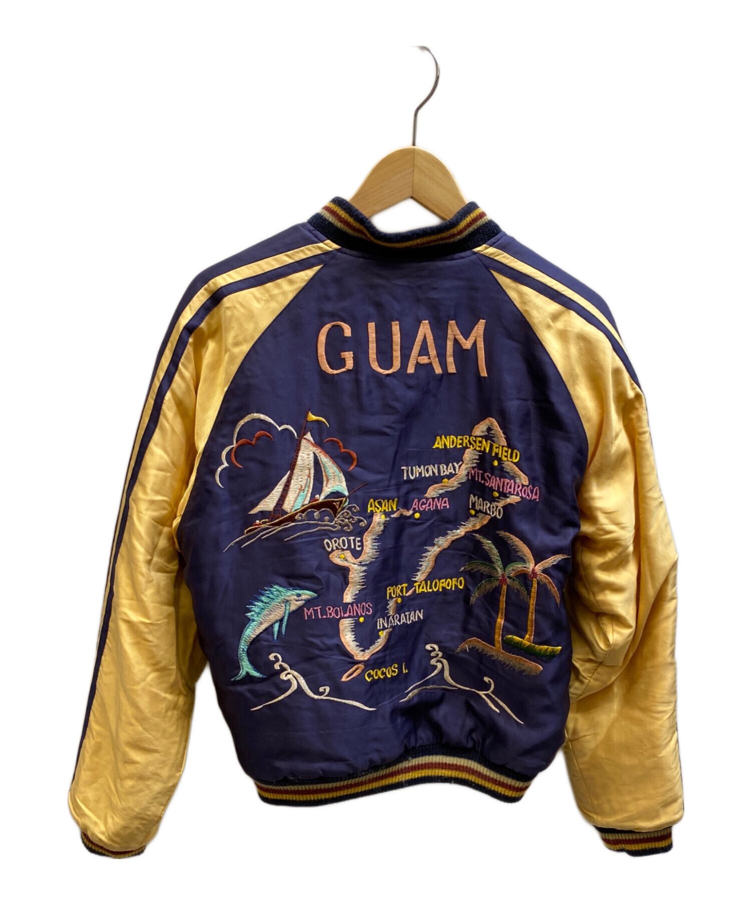 テーラー東洋　グアム　GUAM 刺繍スカジャン ネイビーゴールド テーラー東洋 グアム GUAM 刺繍スカジャン ネイビーゴールド 2025年