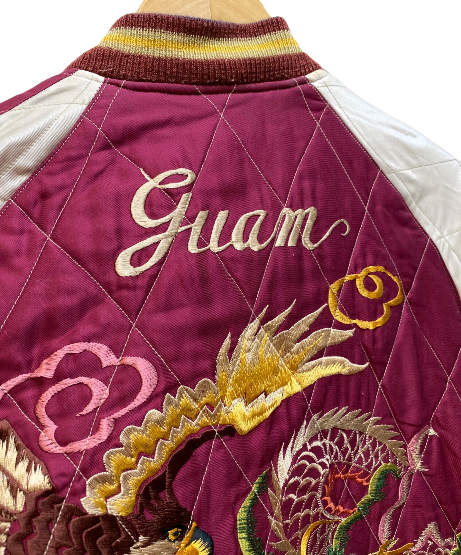 中古　テーラー東洋　別珍×サテンキルト　スカジャン 中古・古着通販】TAILOR TOYO (テーラー東洋) サテン×サテン