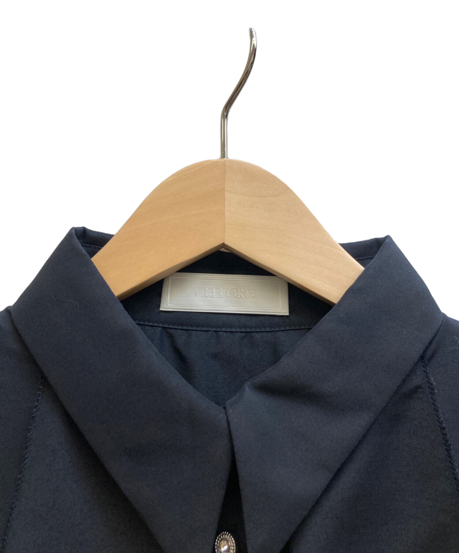 中古・古着通販】CELFORD (セルフォード) ビジュー釦フリルデザイン 