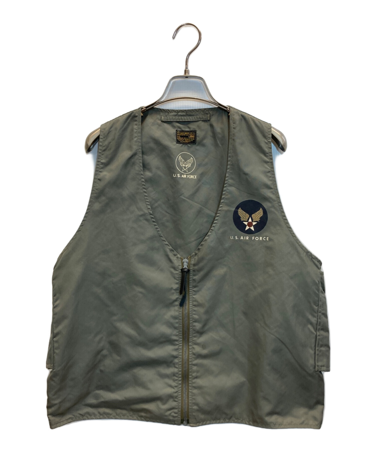 中古・古着通販】US AIR FORCE (US空軍) E-1 ラジオベスト オリーブ 