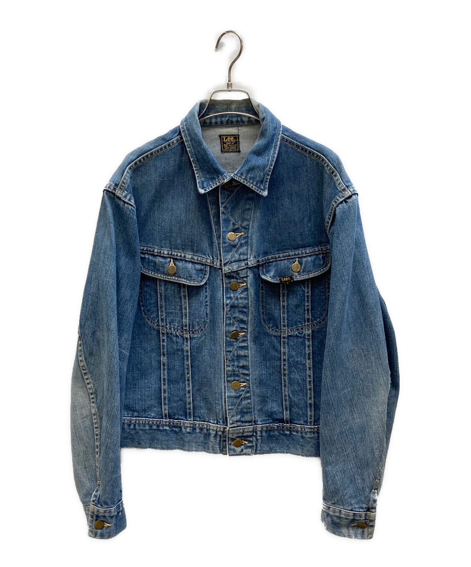 中古・古着通販】LEE (リー) 101-Jデニムジャケット インディゴ サイズ 