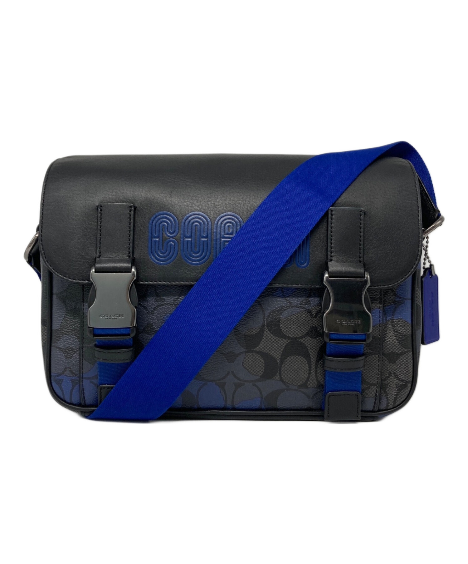 中古・古着通販】COACH (コーチ) トラック クロスボディ・シグネチャー 