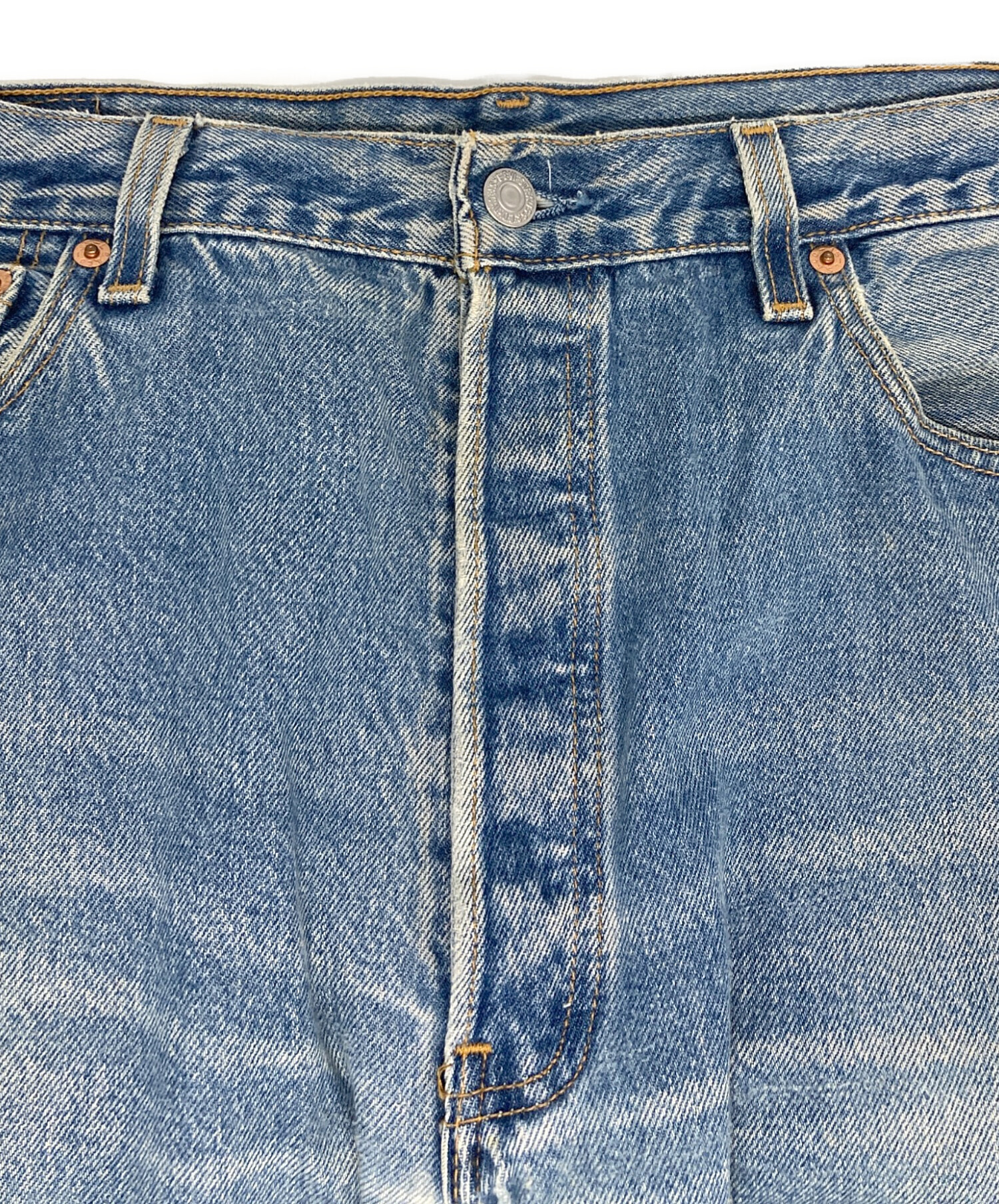 中古・古着通販】LEVI'S (リーバイス) 501ダメージデニムパンツ