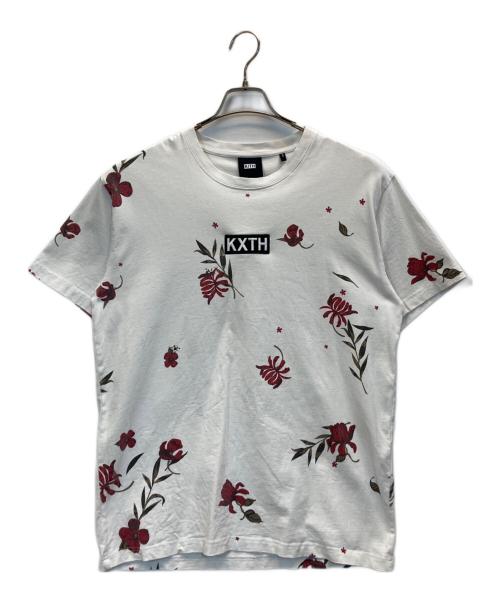 新品未使用　KITH 花柄 ロゴ Tシャツ ホワイト 中古・古着通販】KITH (キス) フラワーTシャツ ホワイト サイズ:M