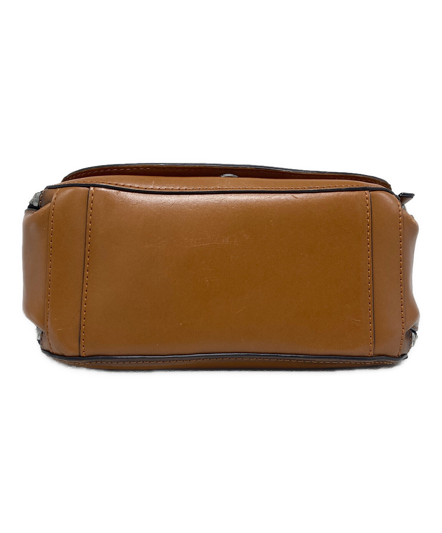 中古・古着通販】DIESEL (ディーゼル) レザーショルダーバッグ 